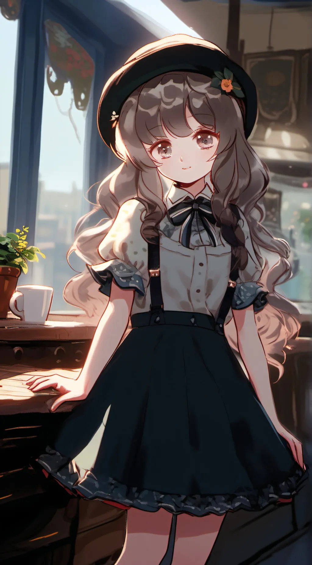 ai character: Akari background