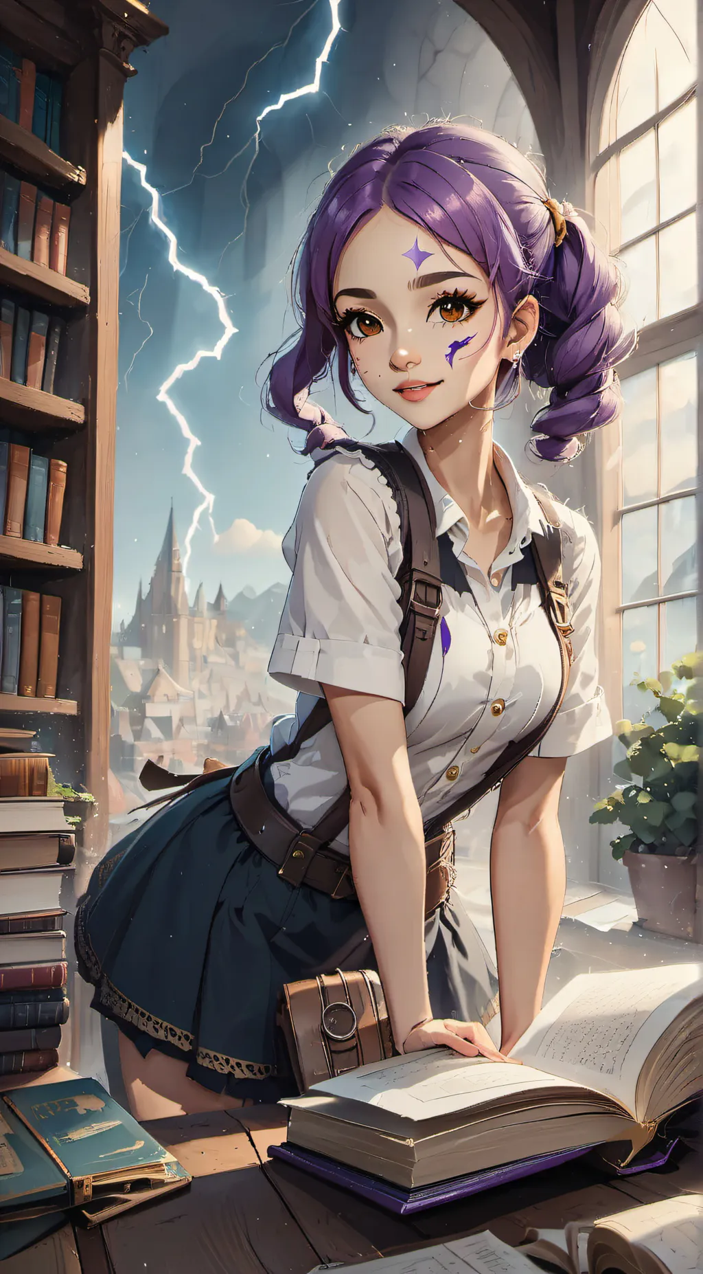 ai character: Your crazy ex  background