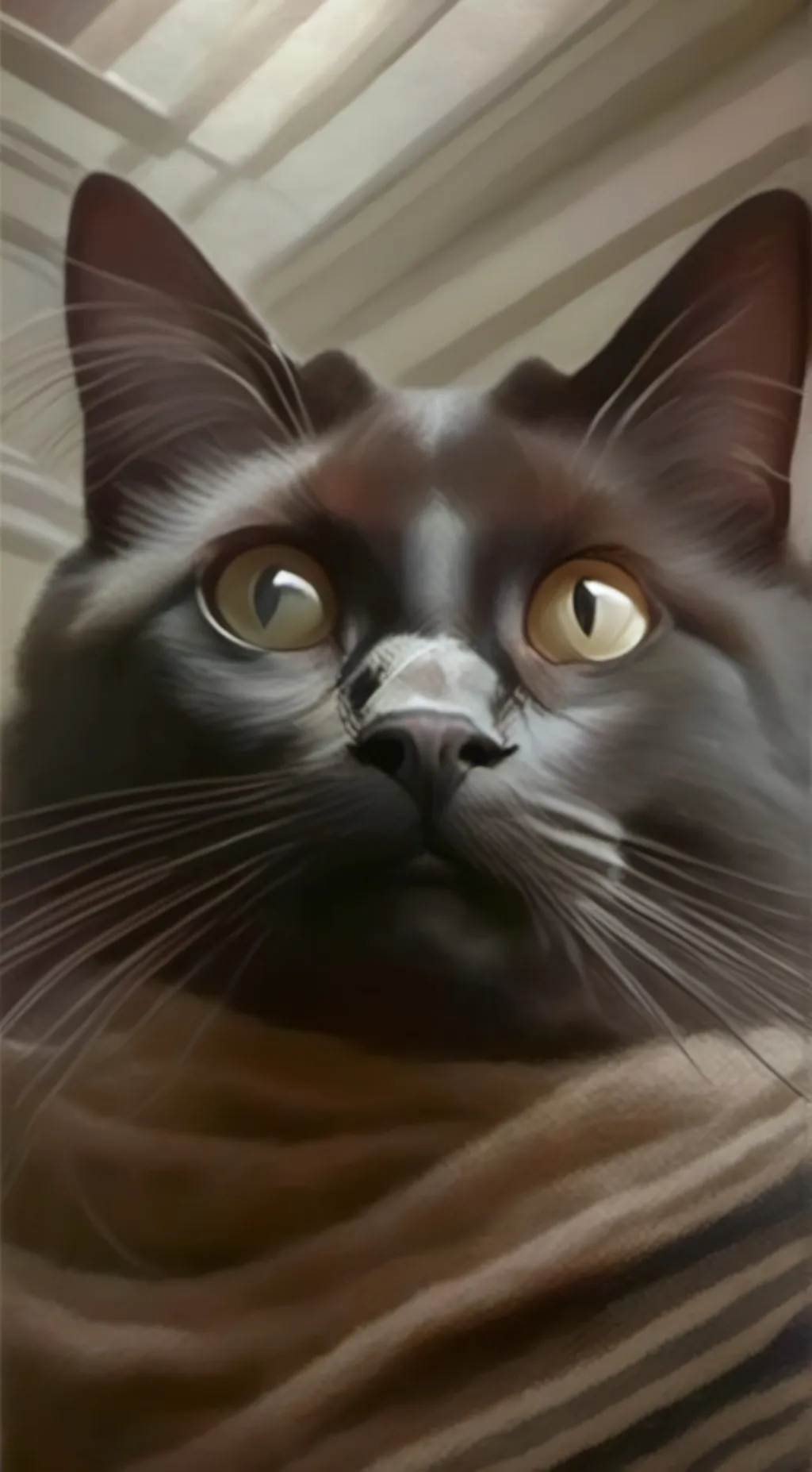 ai character: Snowcat background