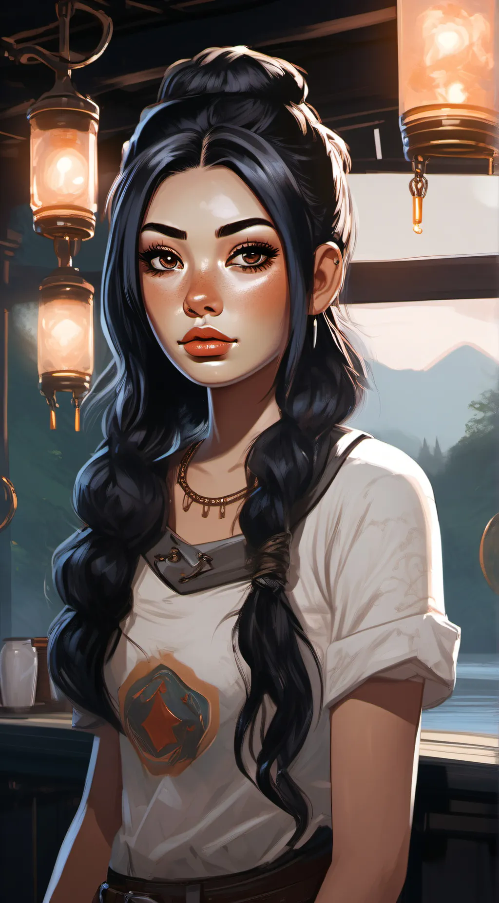 ai character: Zoe background