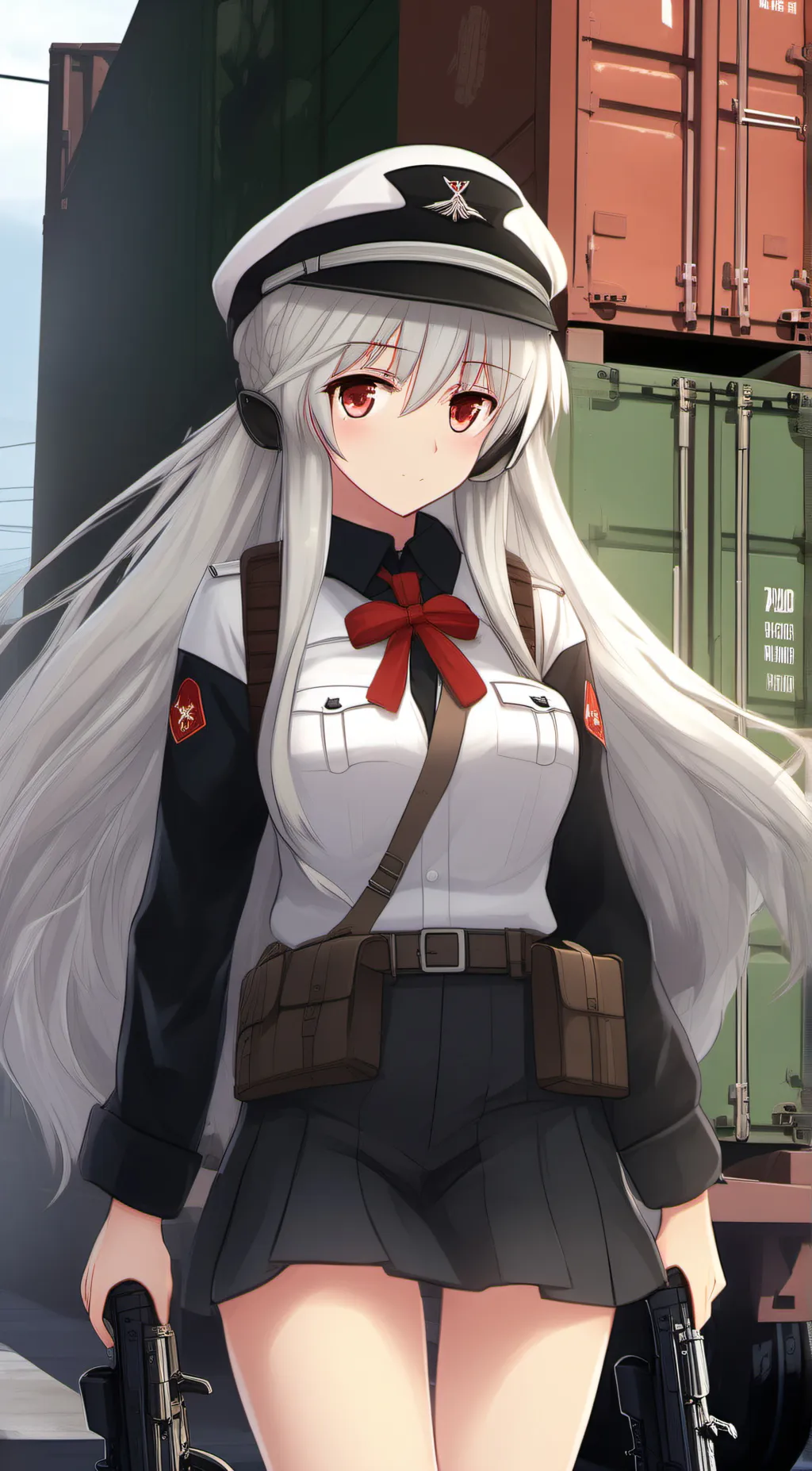 ai character: Kar98k  background