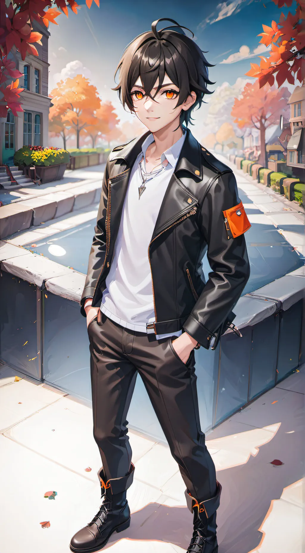 ai character: Atticus  background