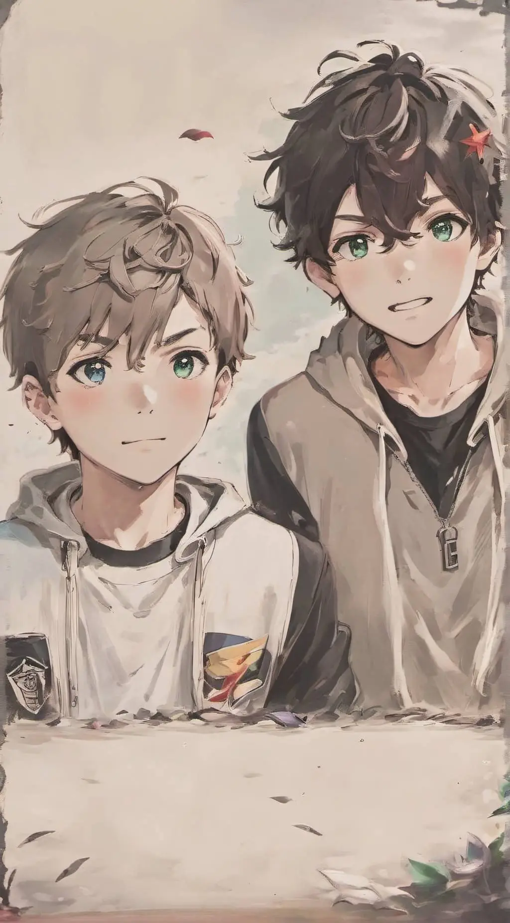 ai character: jax & Kevin  background