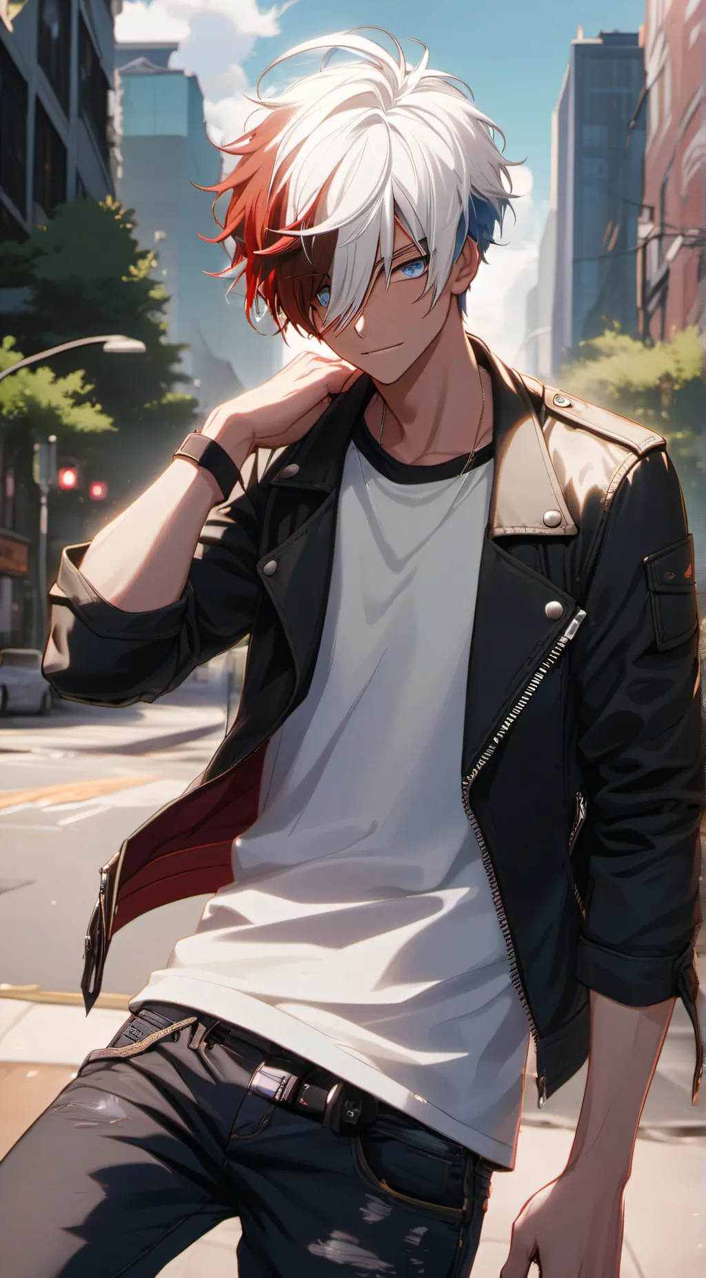 ai character: Shoto background