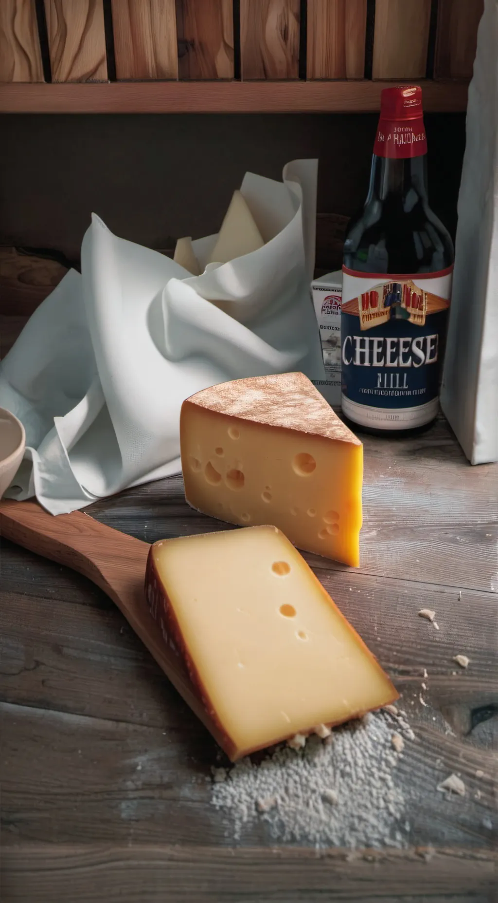 ai character: Cheese  background