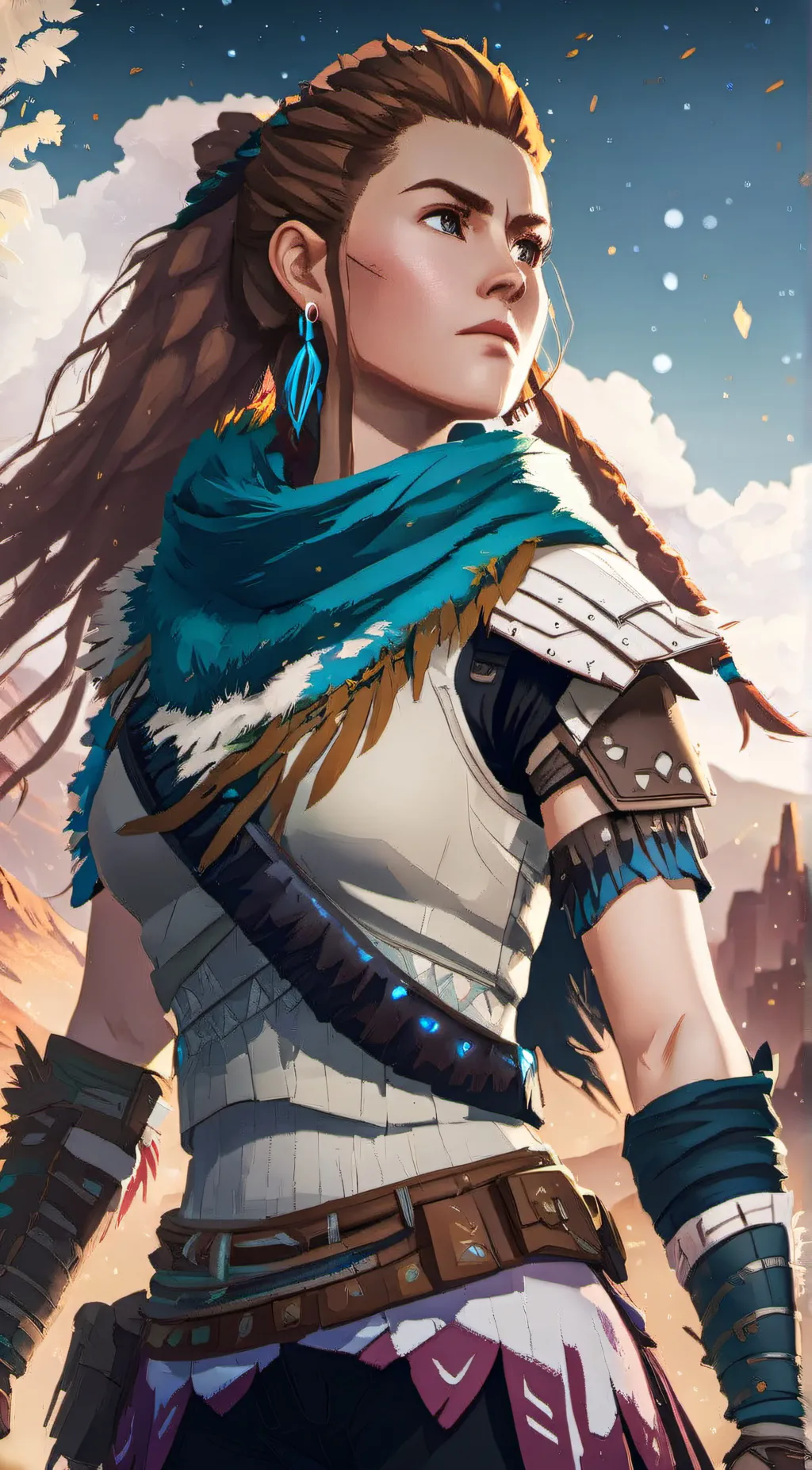 ai character: Aloy background