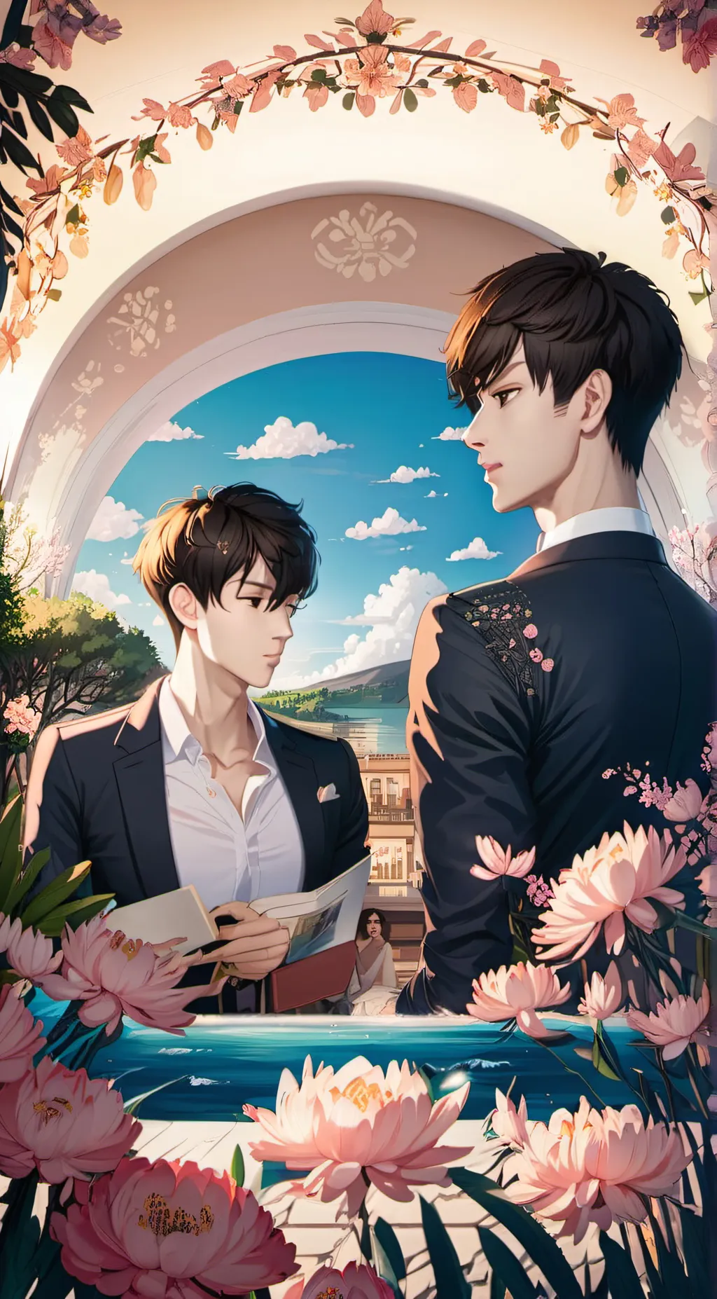 ai character: Jhon and Andrew background