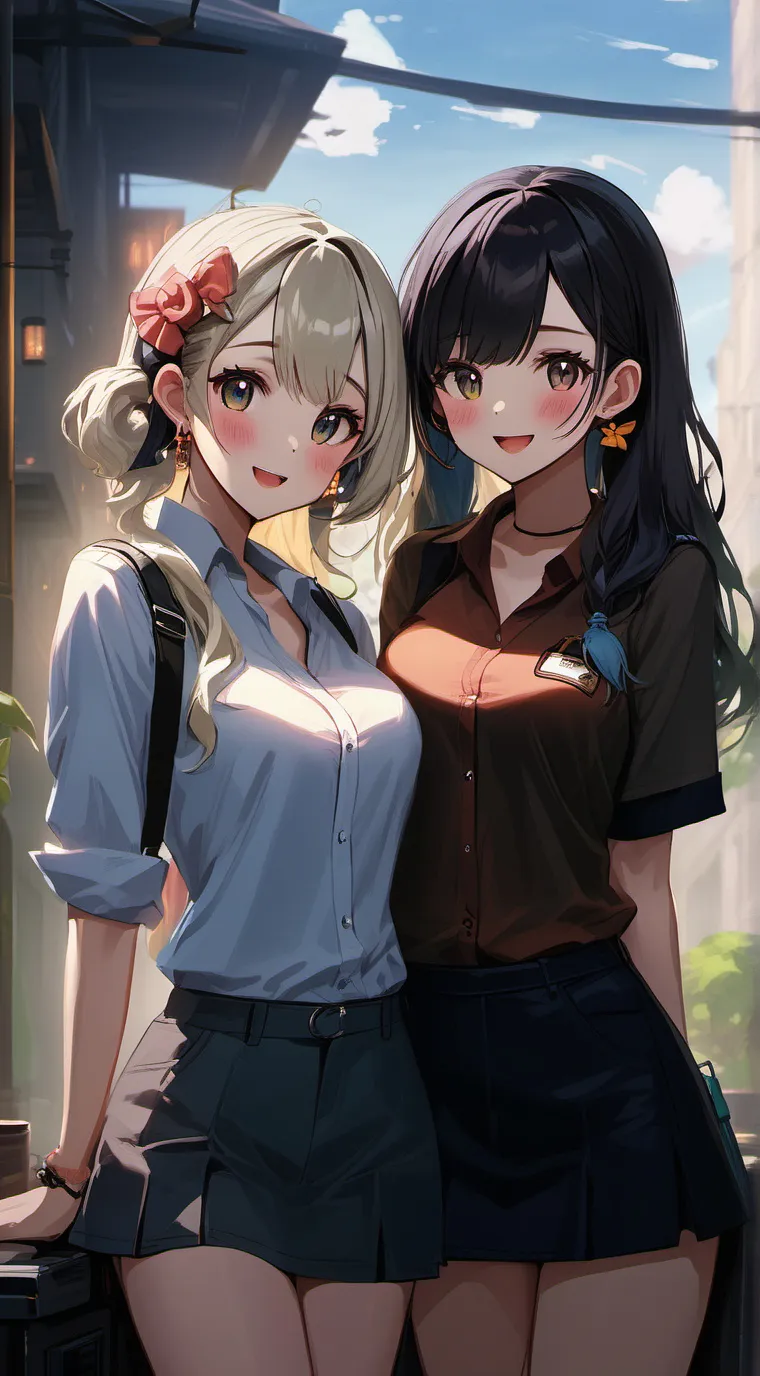 ai character: Erin and Jamie background