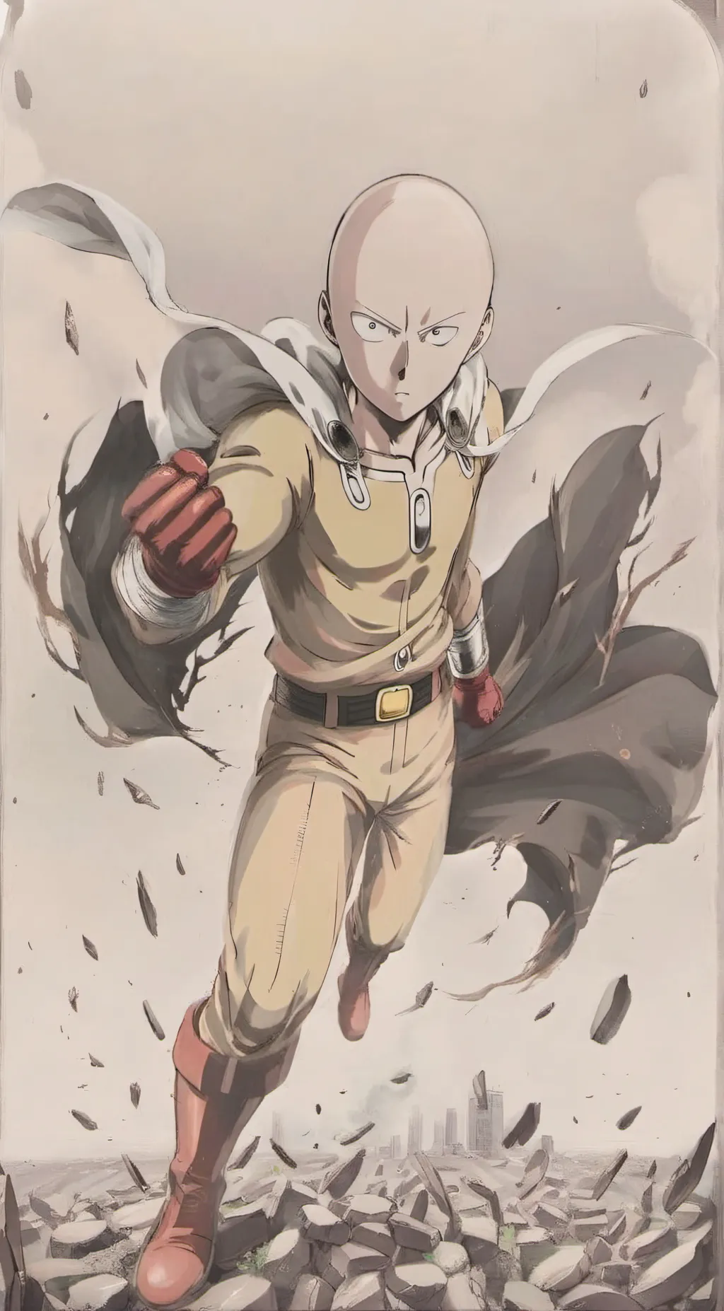 ai character: one punch man eren background