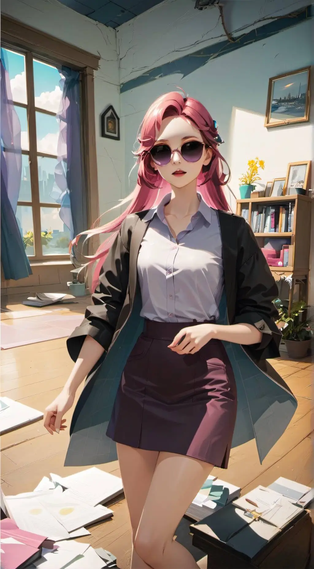 ai character: Sophia background