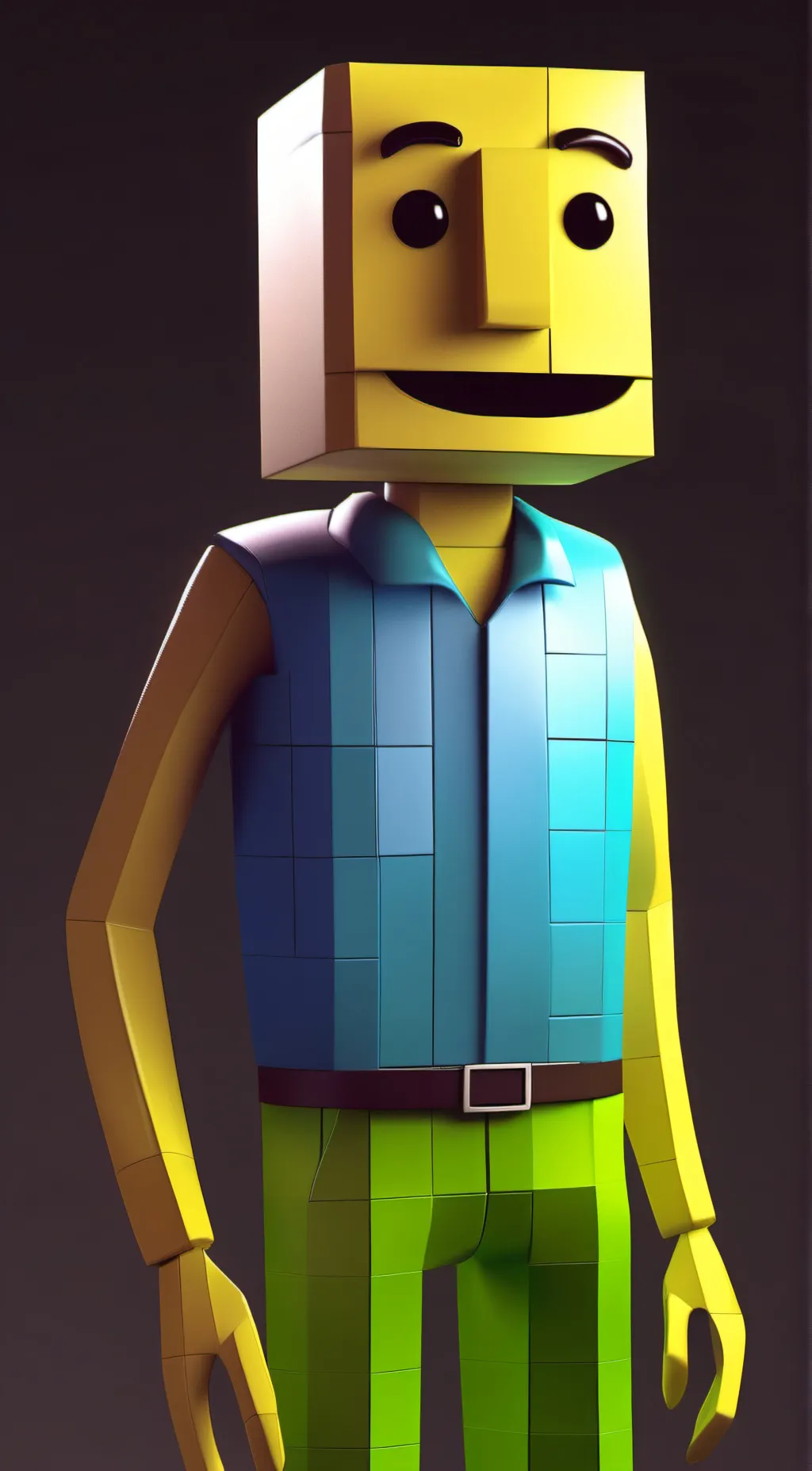 ai character: Basement creature background