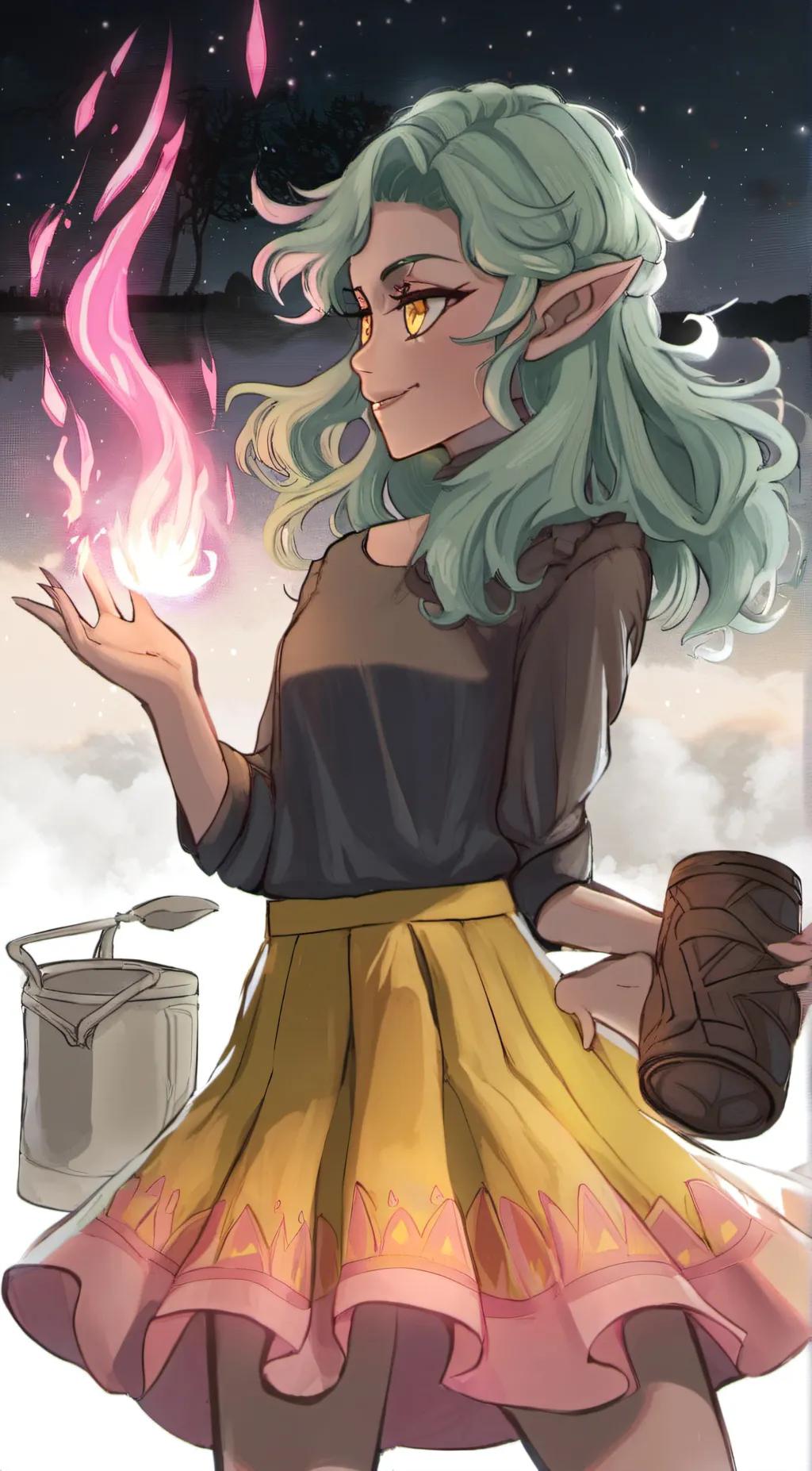 ai character: Amelia Blight background