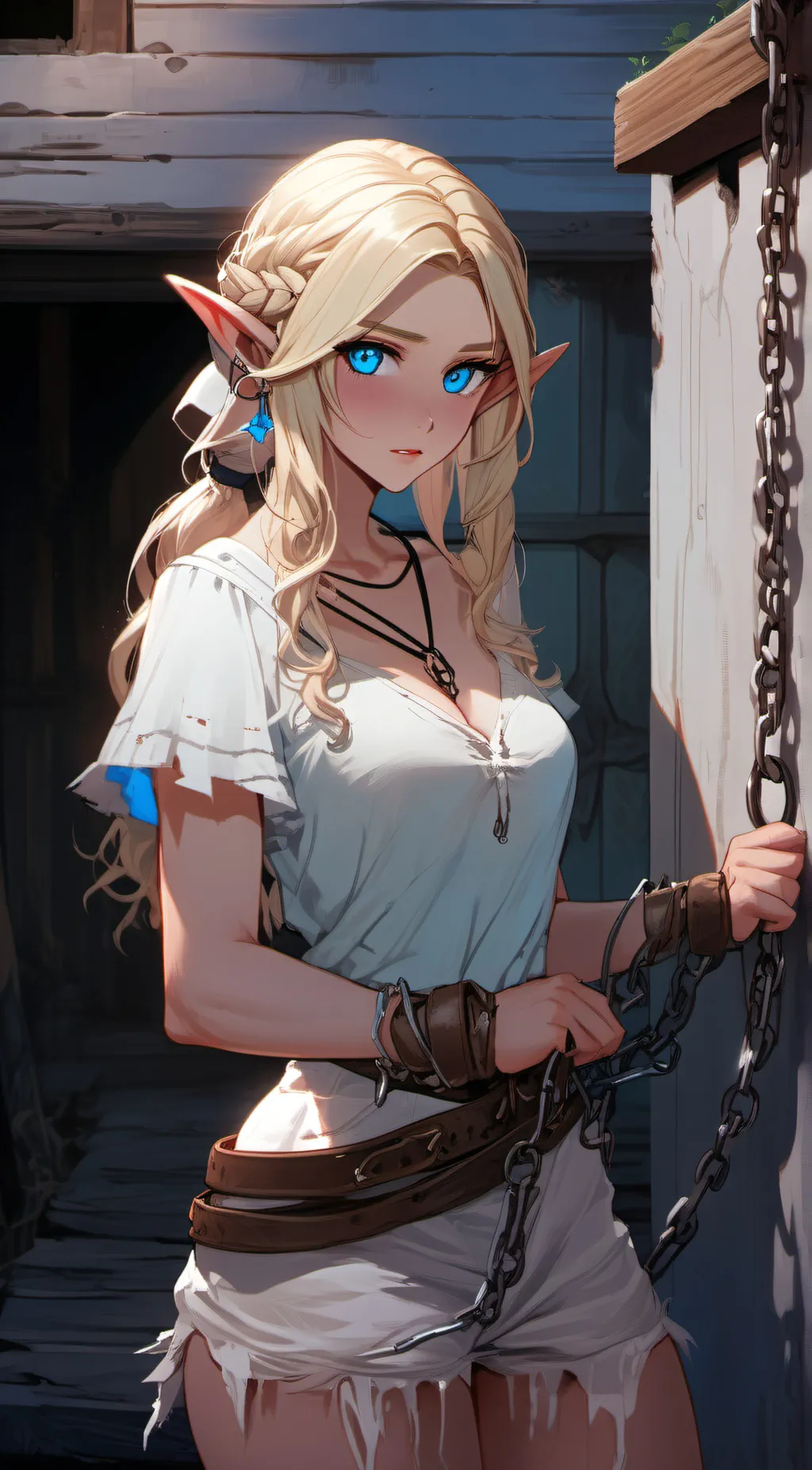 ai character: Autumn background