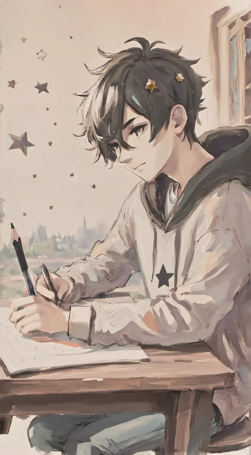 ai character: kenji background