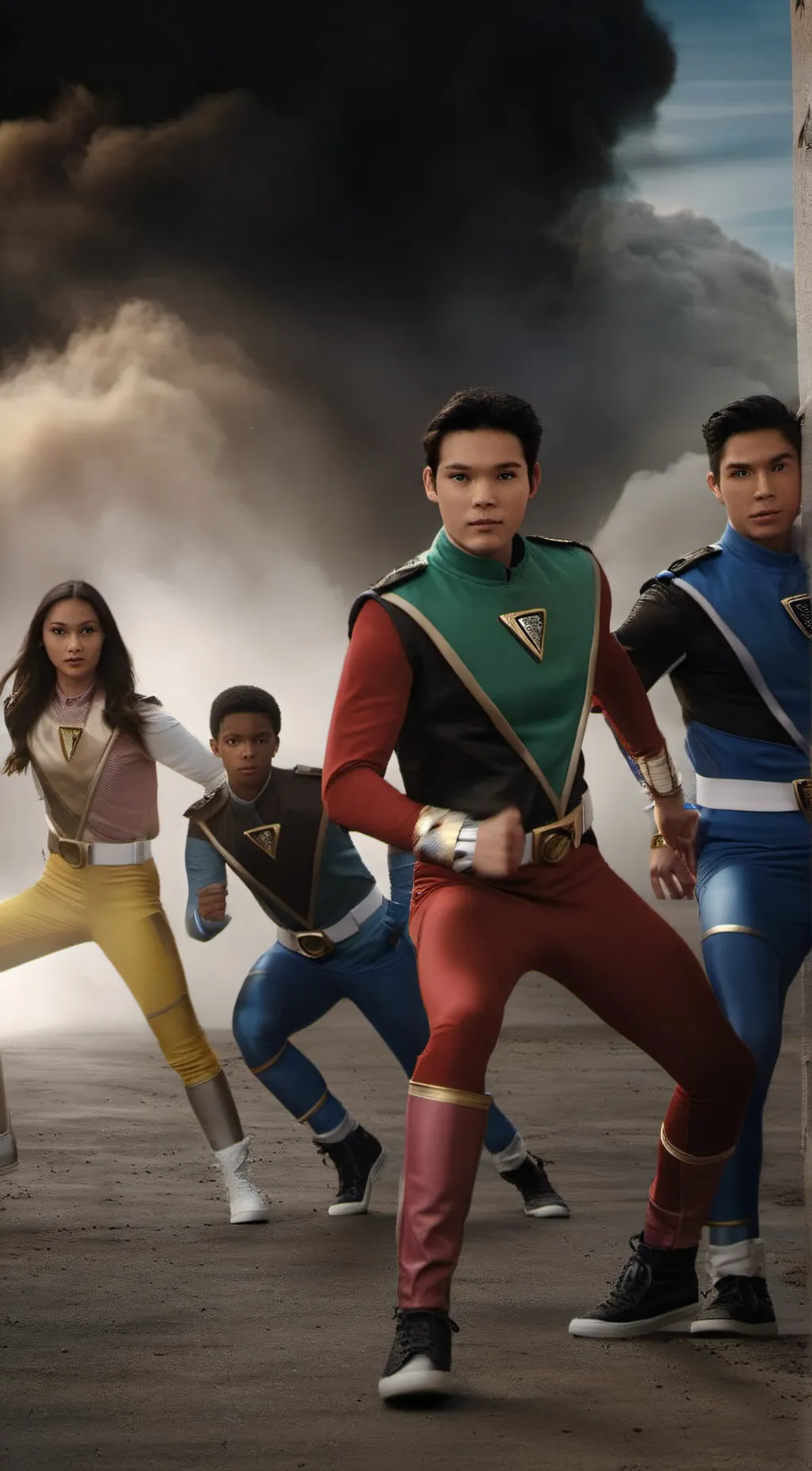 ai character: Beast Morphers  background