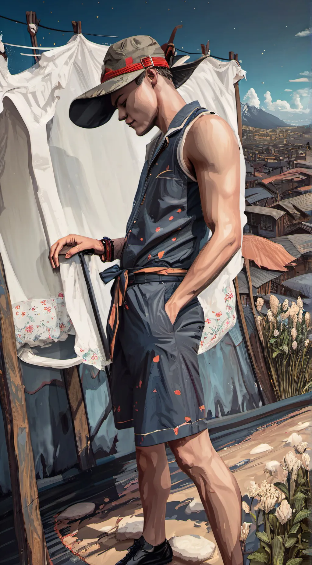 ai character: Ashton background