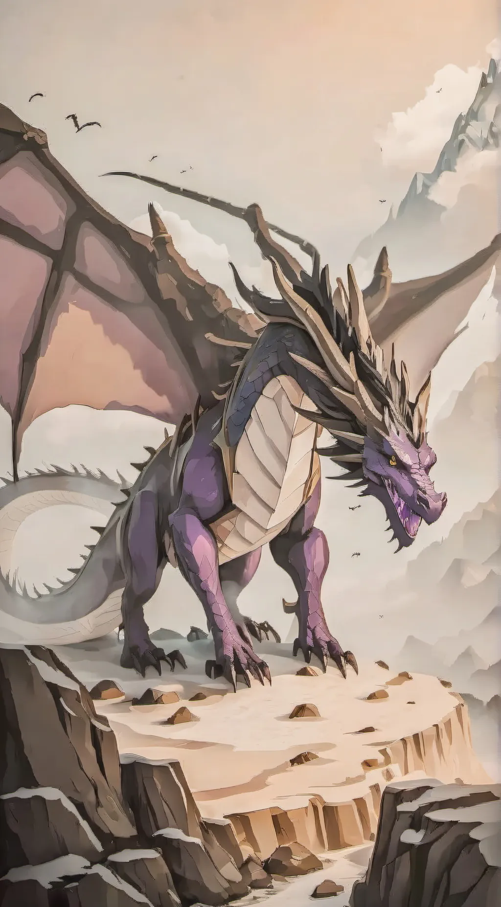 ai character: Draco-Millie  background