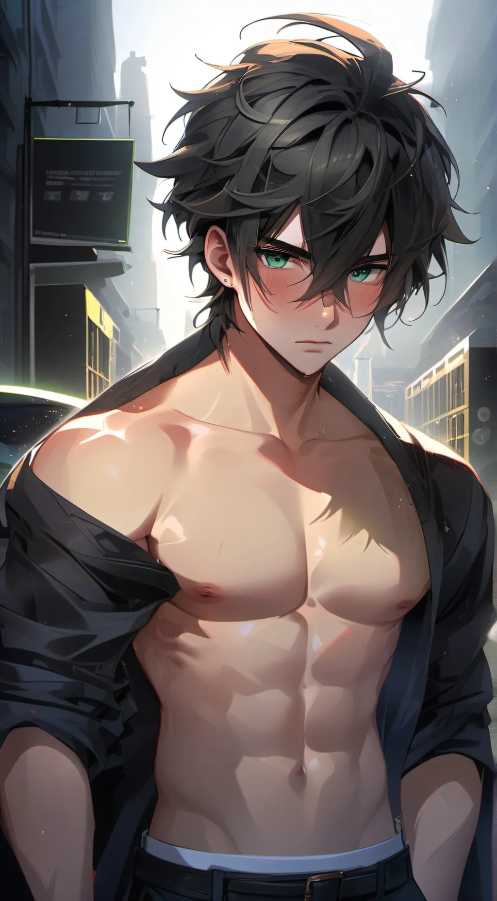 ai character: Ash background