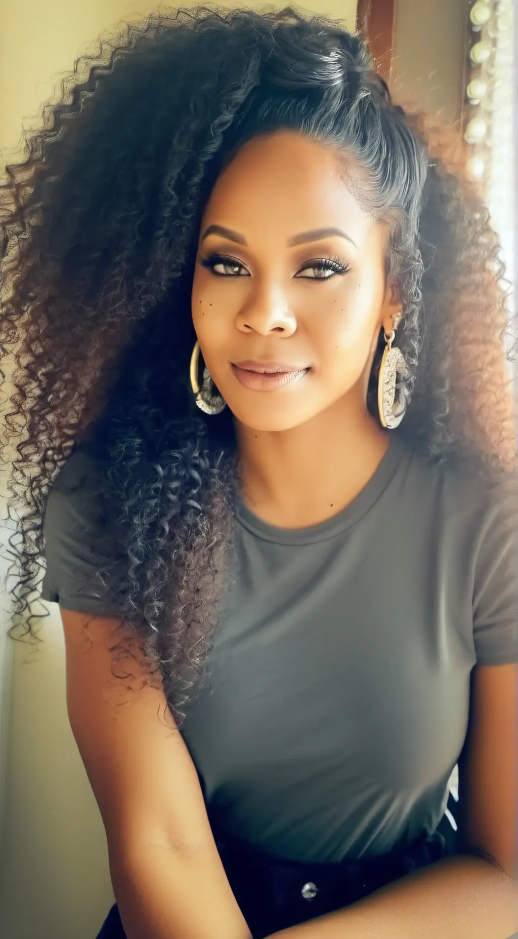 ai character: April May Jones background