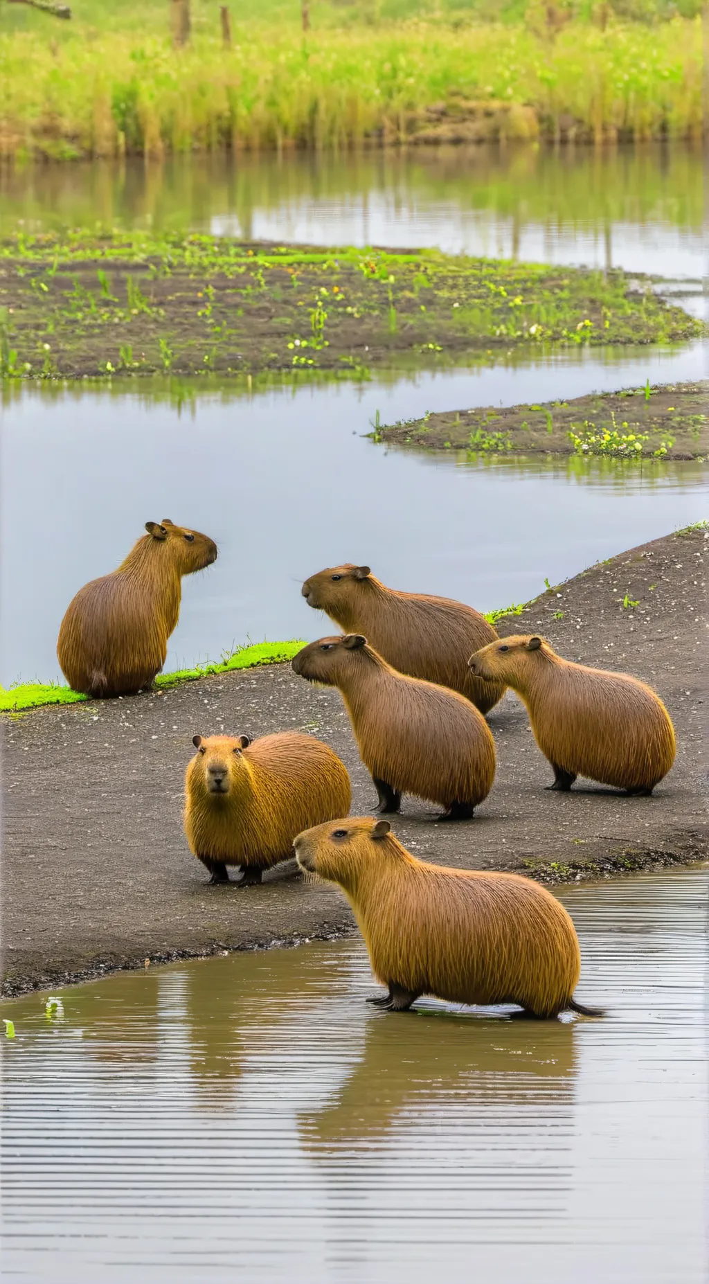 ai character: pack of capybara's background