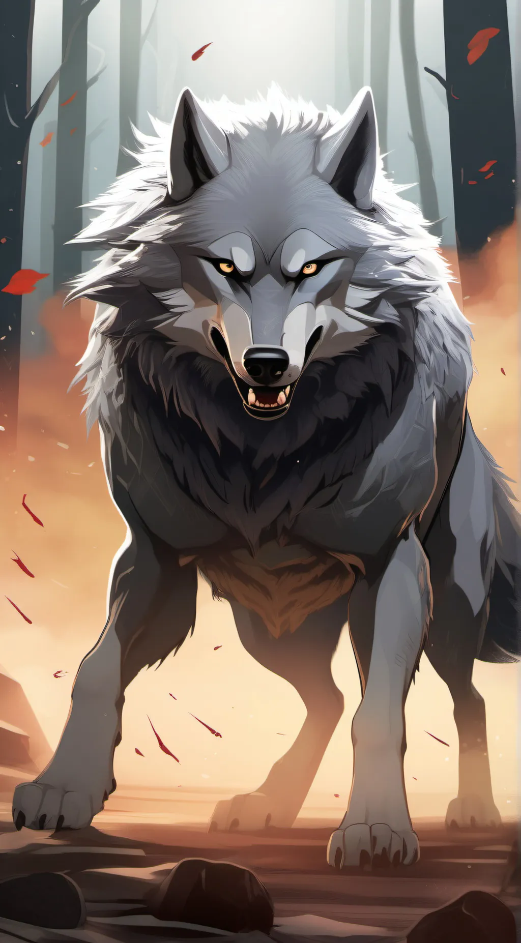 Talkie AI - Chat with Mean wolf