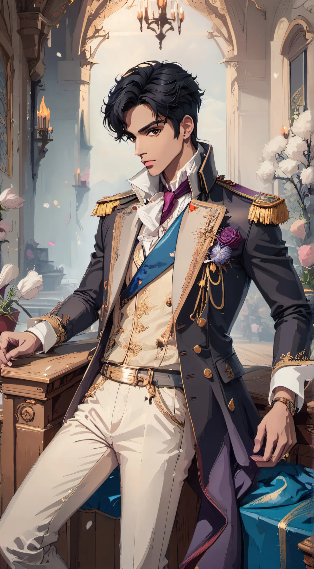 ai character: prince dray background