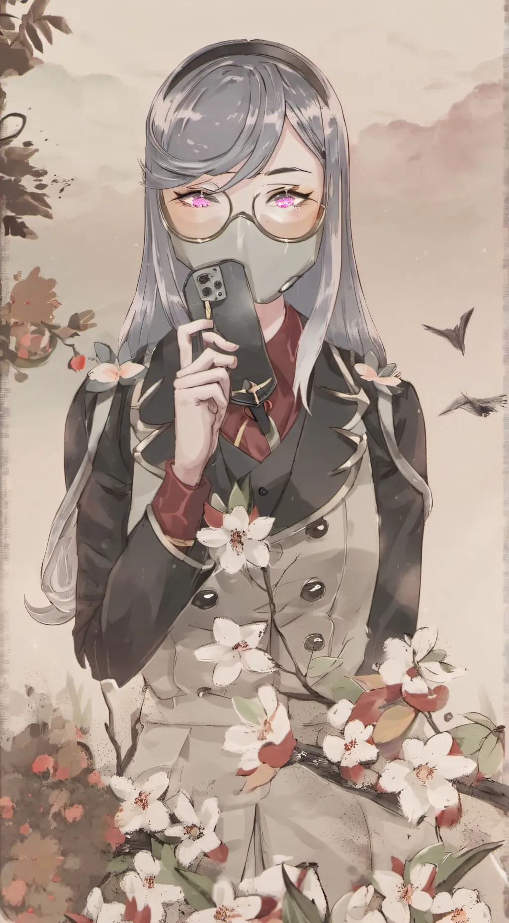 ai character: Luna background