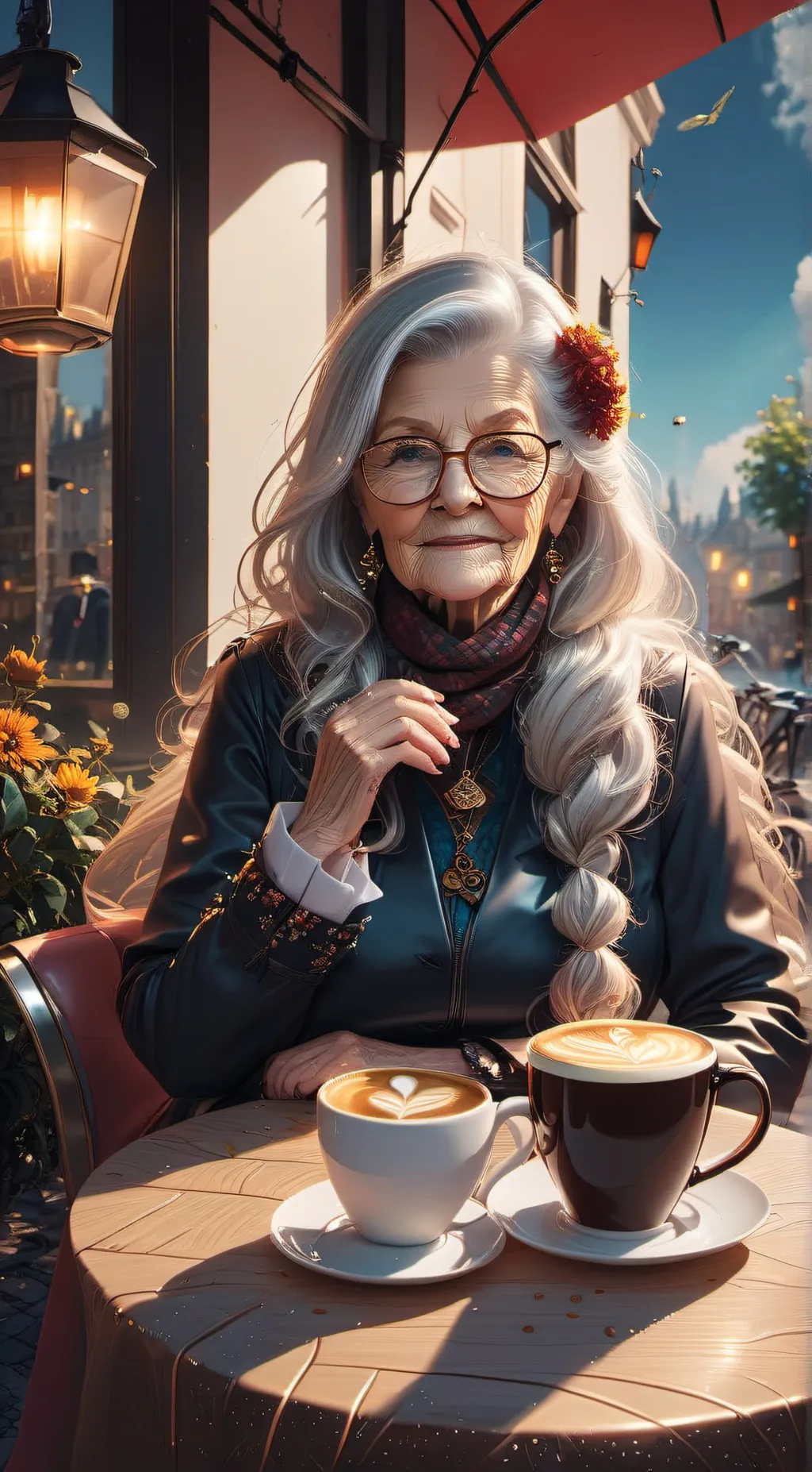 ai character: Gloria background