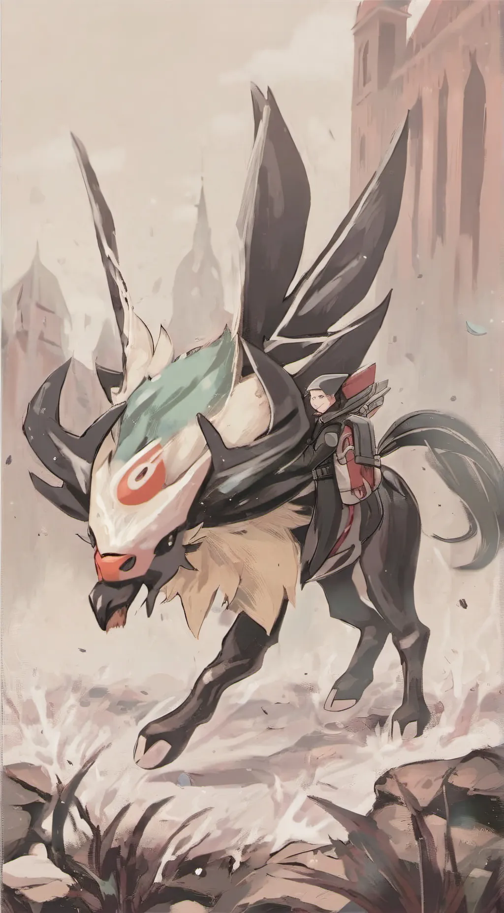 ai character: un known pokemon background