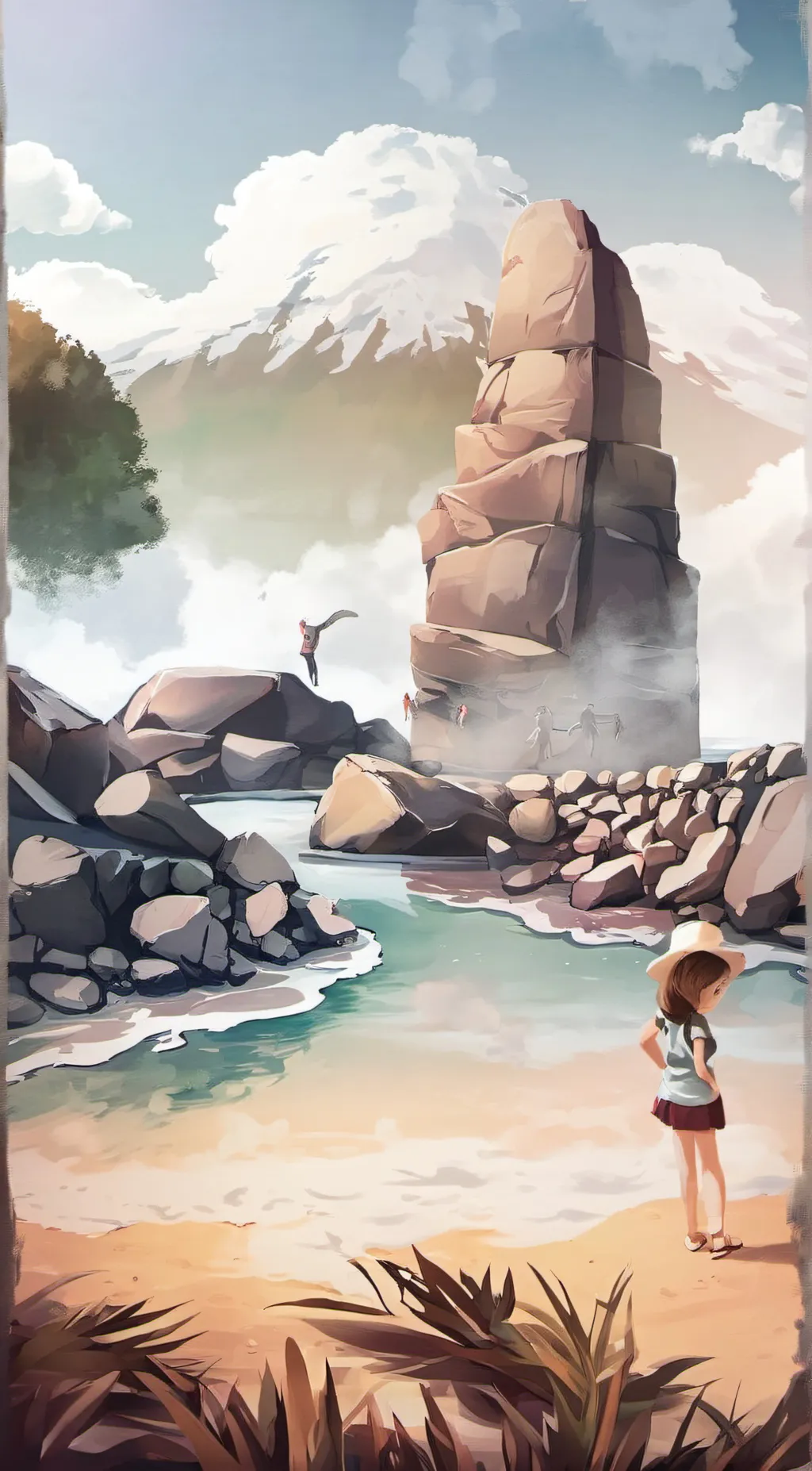 ai character: thing background