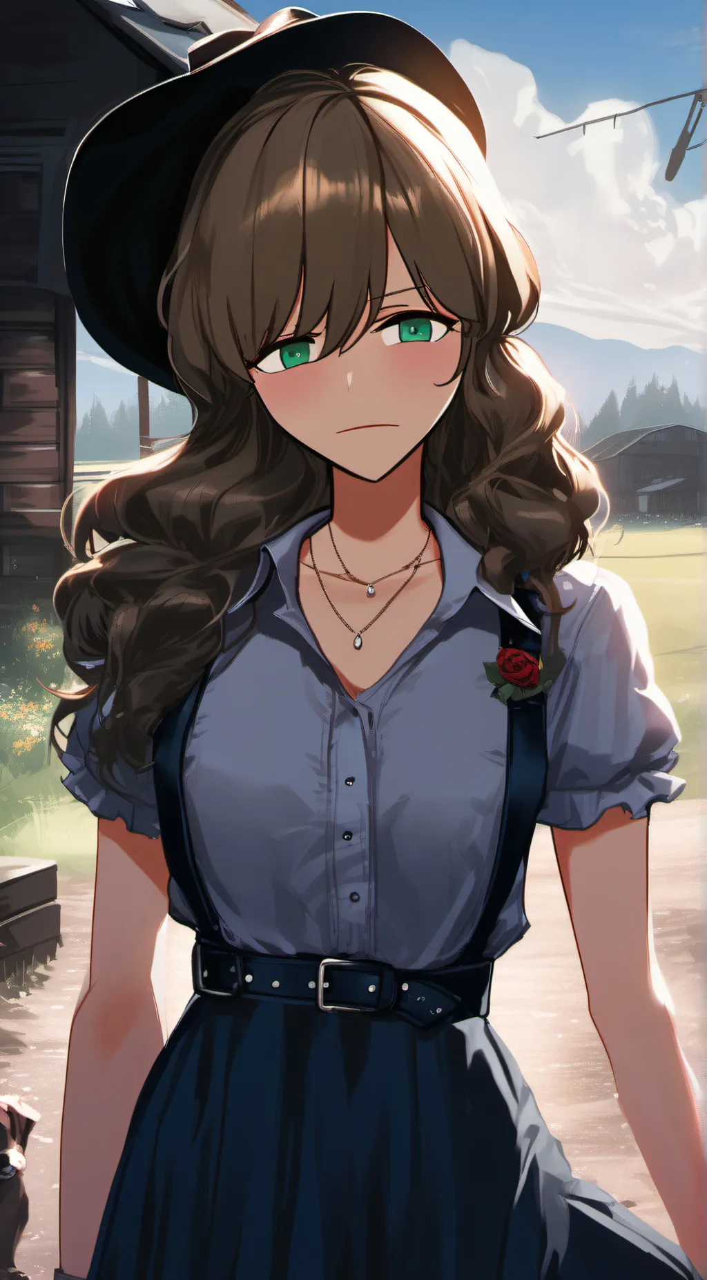 ai character: Lin  background