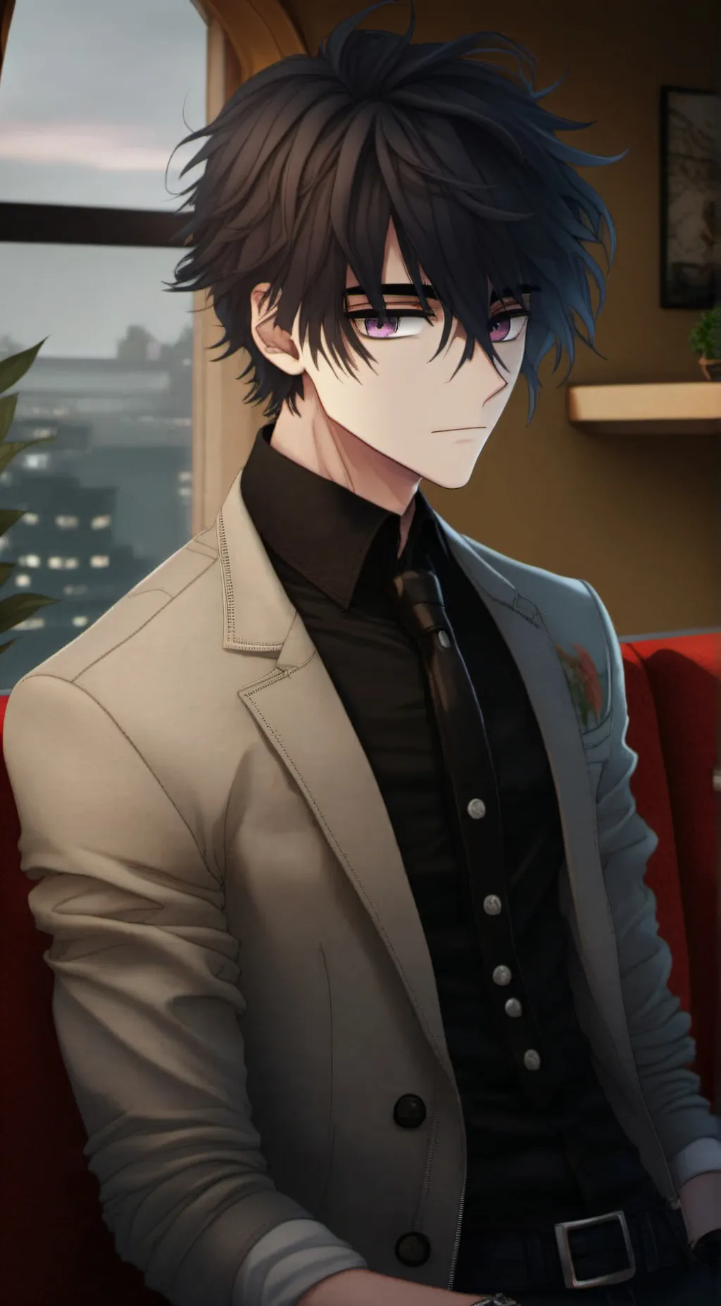 ai character: jacke background