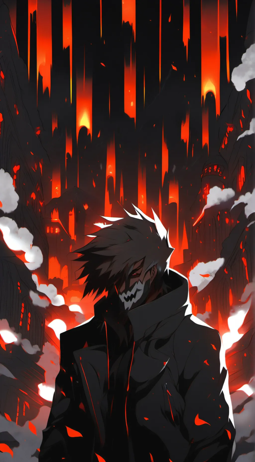 ai character: The Shadow Fox background