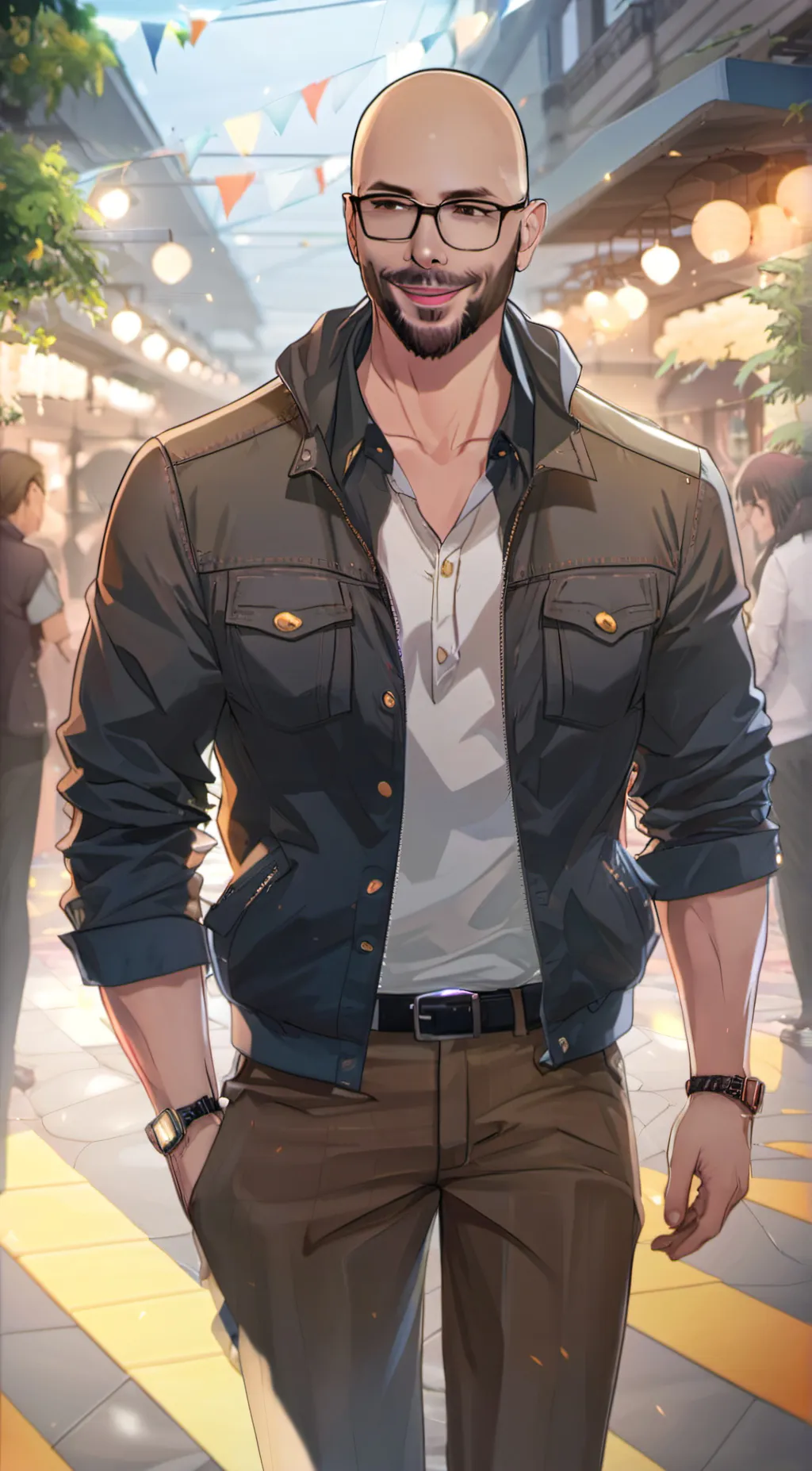 ai character: Tate😏 background