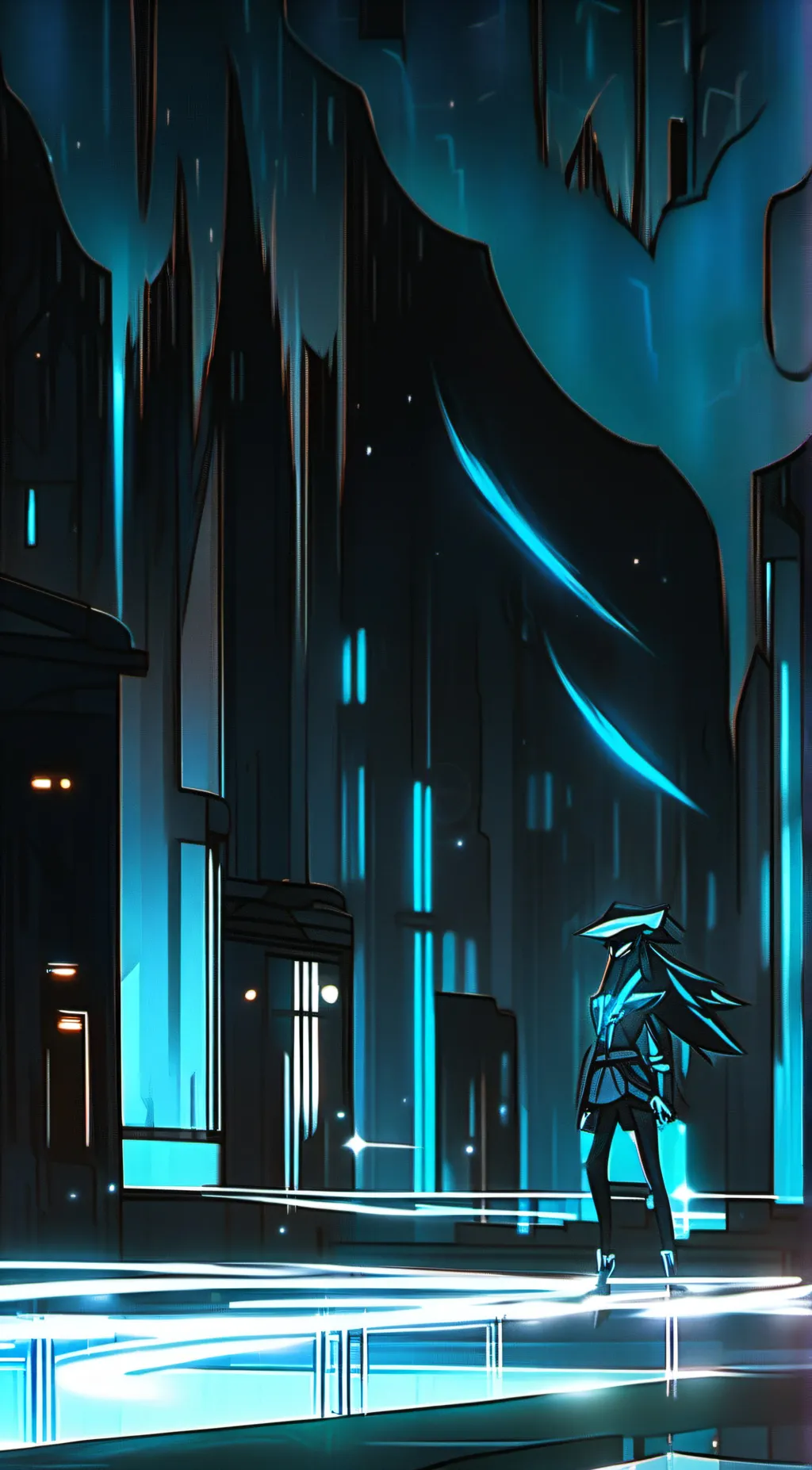 ai character: Aria background