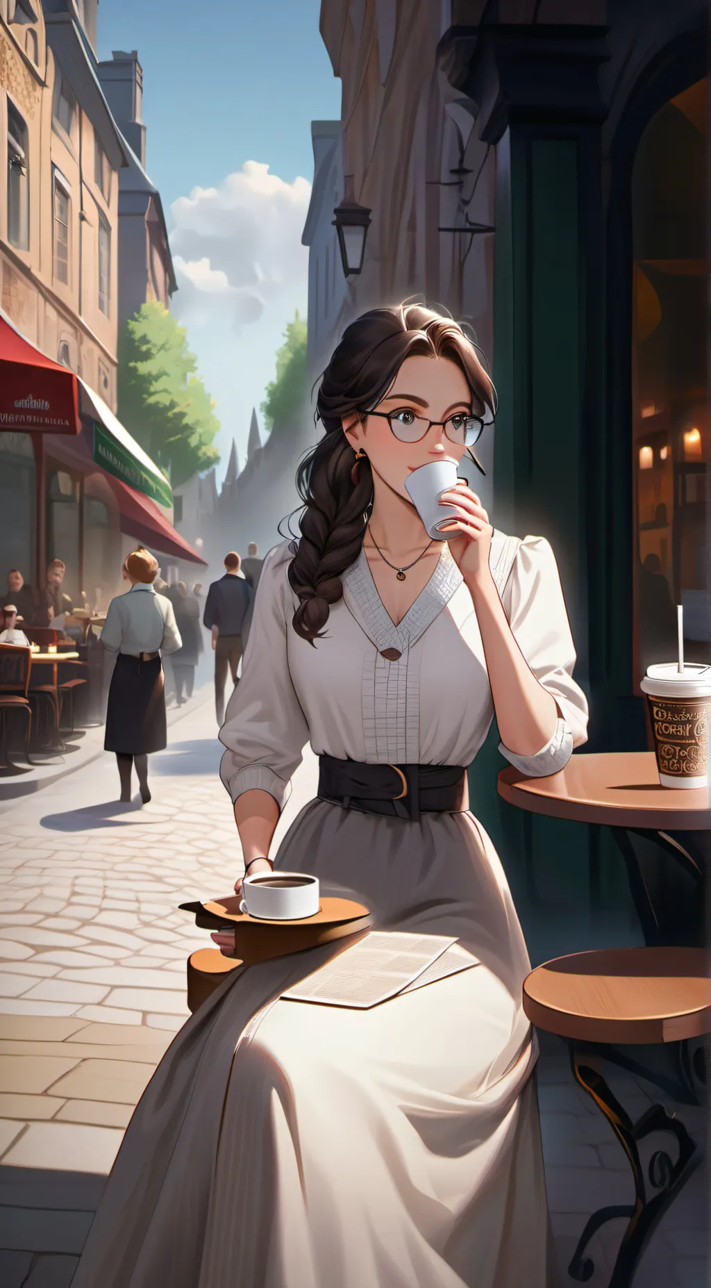 ai character: i love you baby  background