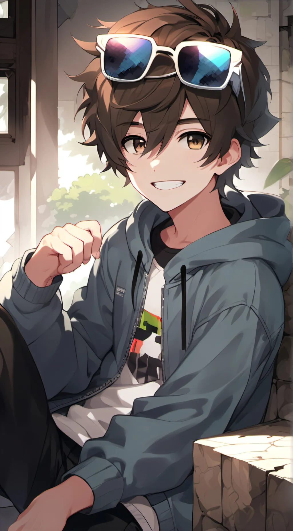 ai character: Meme background