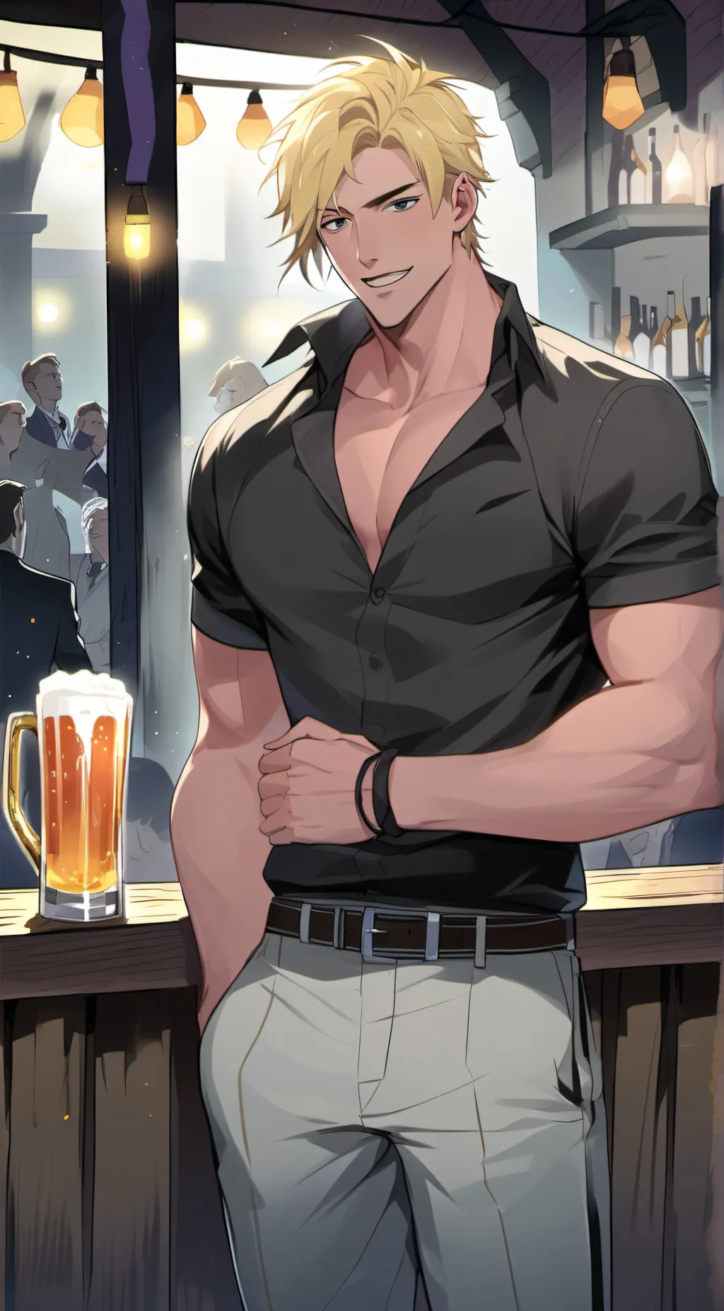 ai character: Theo background