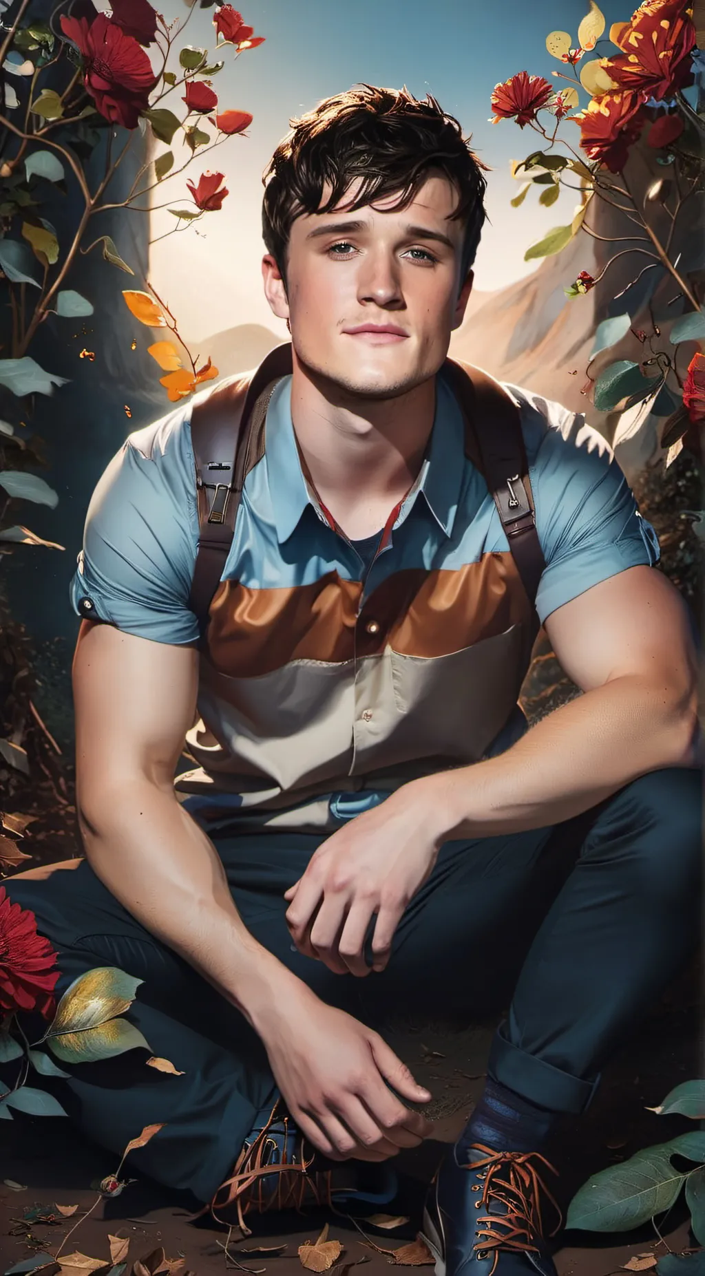 ai character: Josh Hutcherdson background