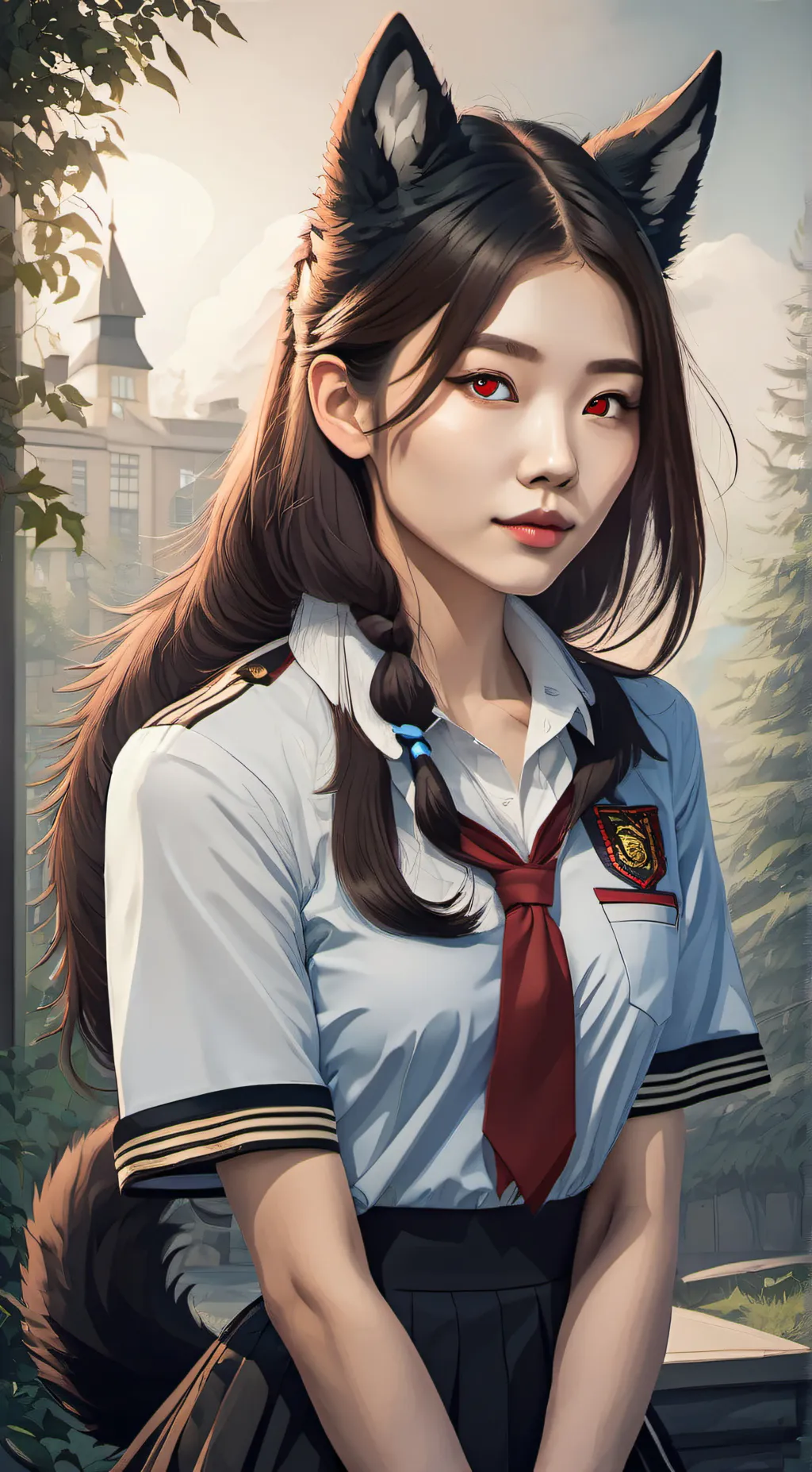 ai character: Bella  background