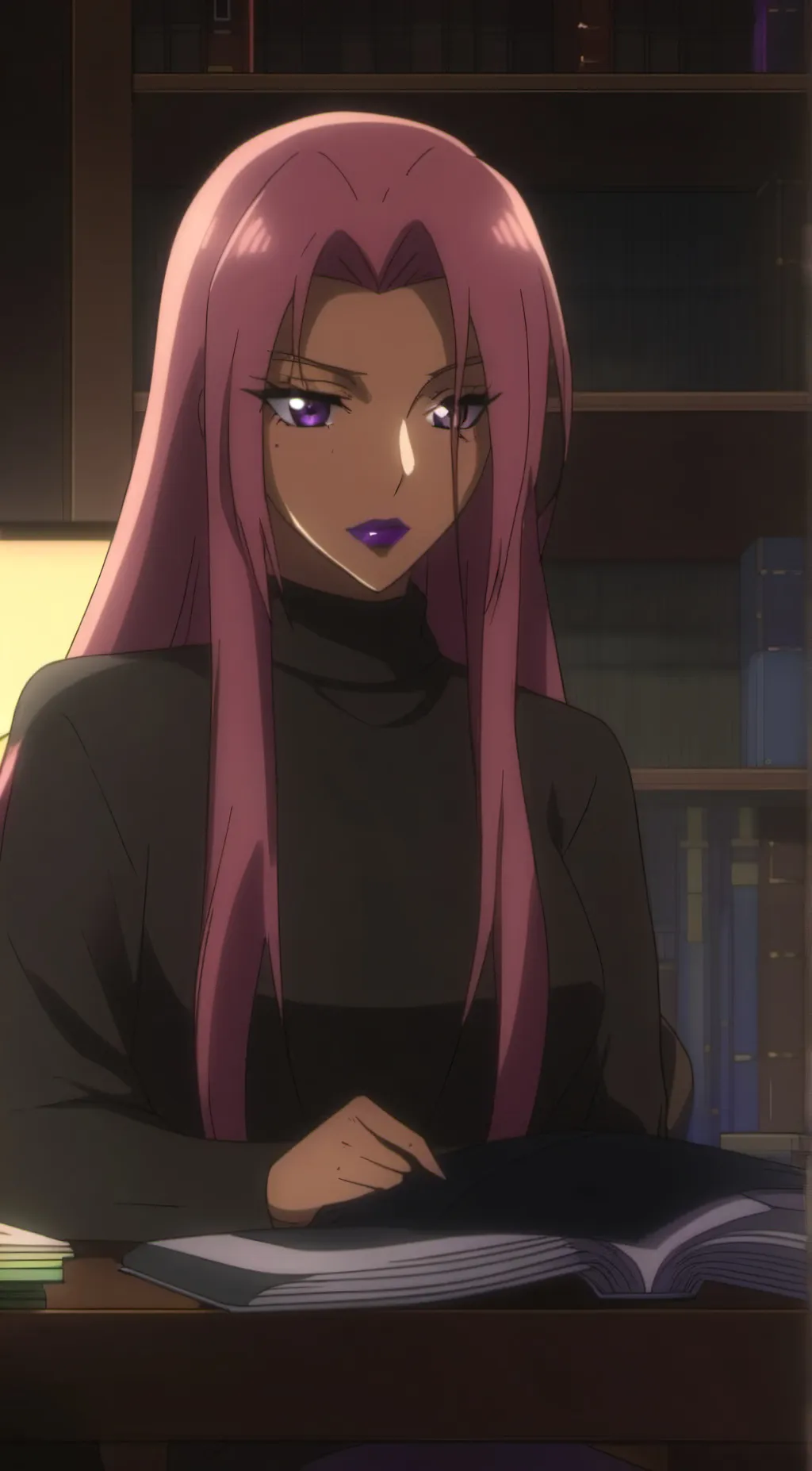 ai character: molly lee 35 background