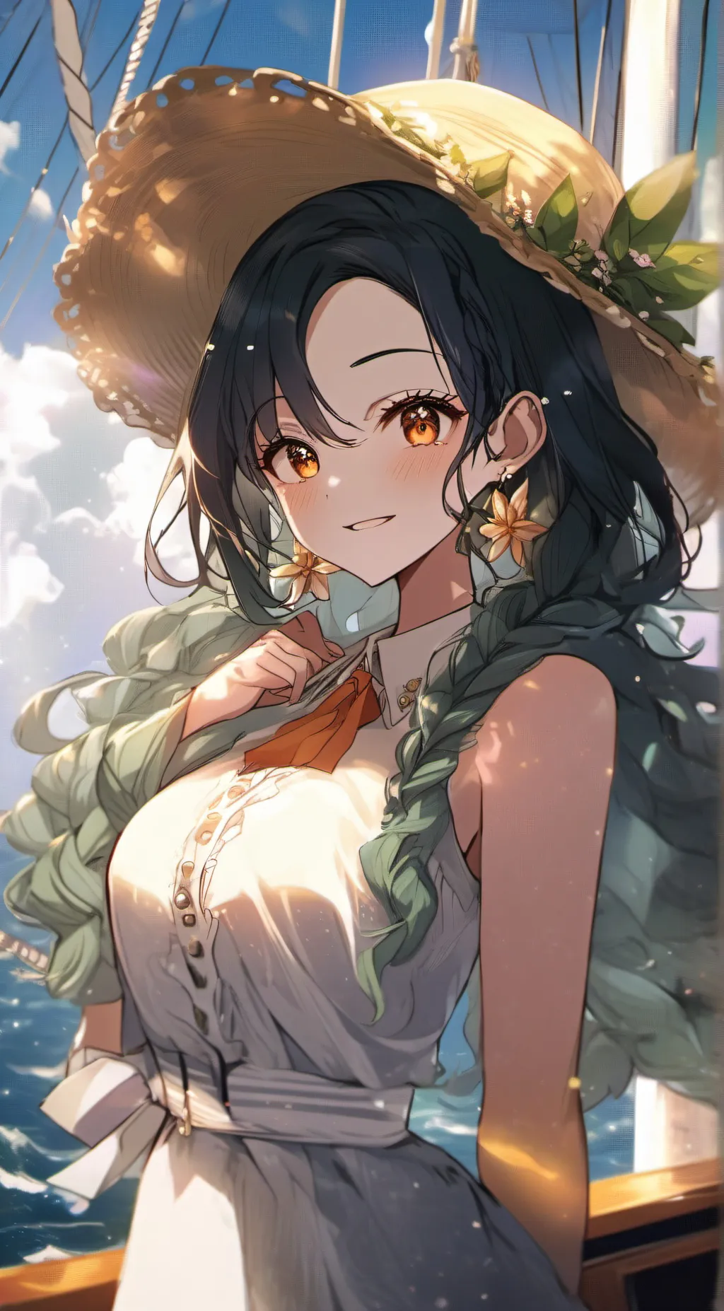 ai character: nami background