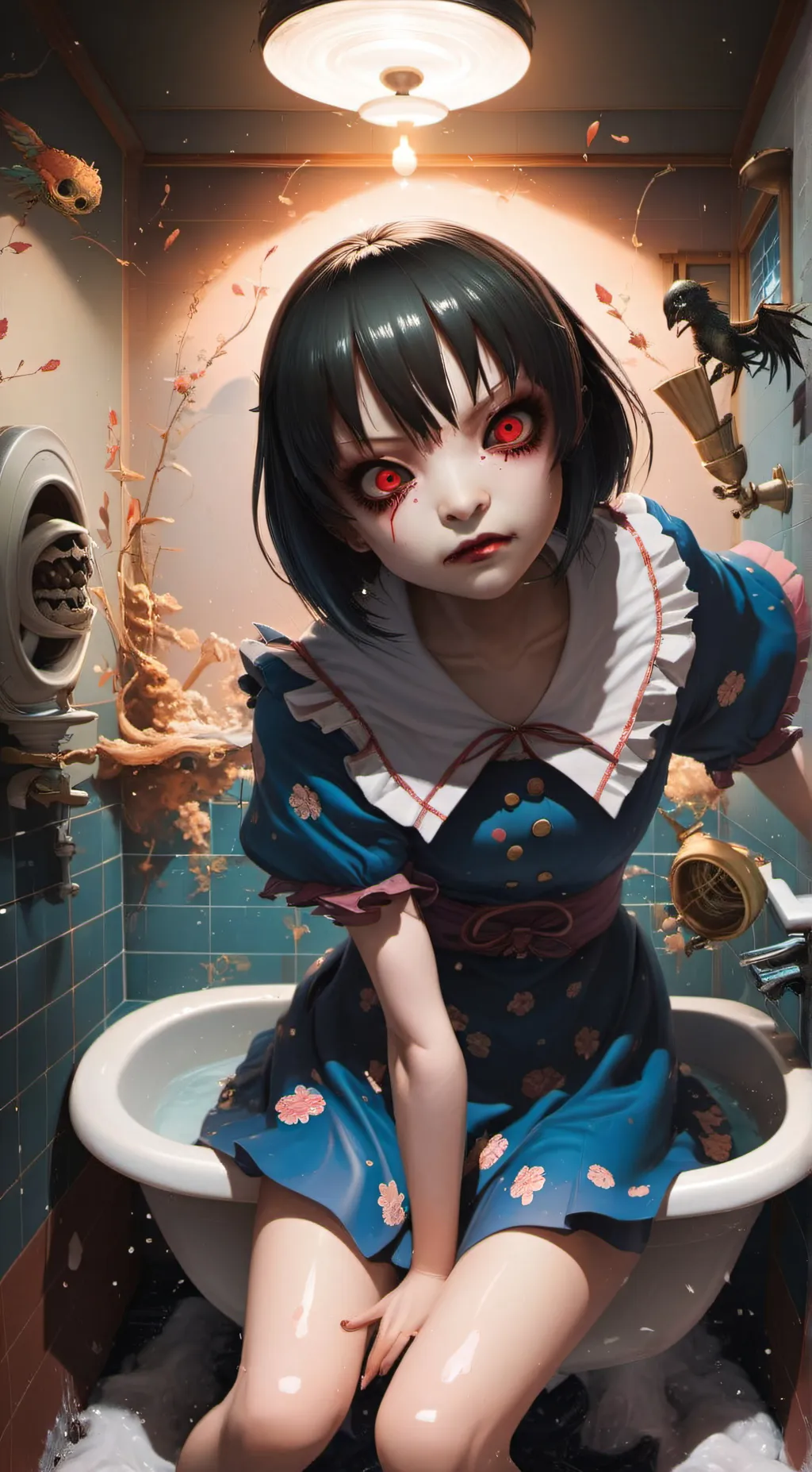 ai character: Hanako-San background