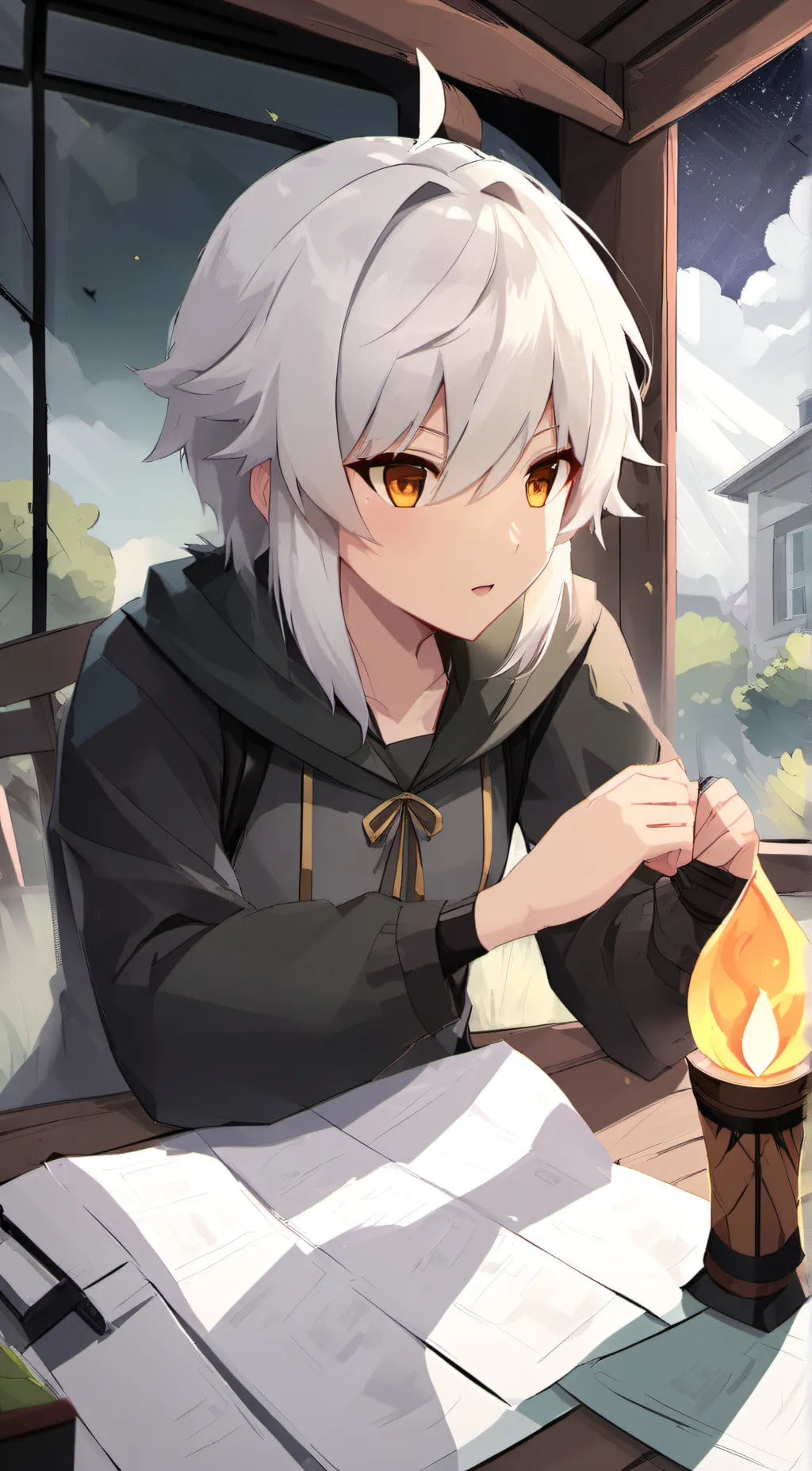 ai character: Sarah background