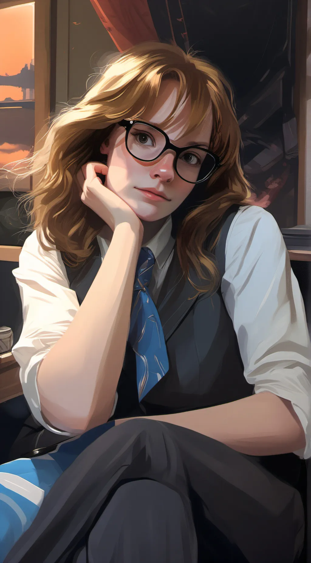 ai character: Calissa 🥑 background