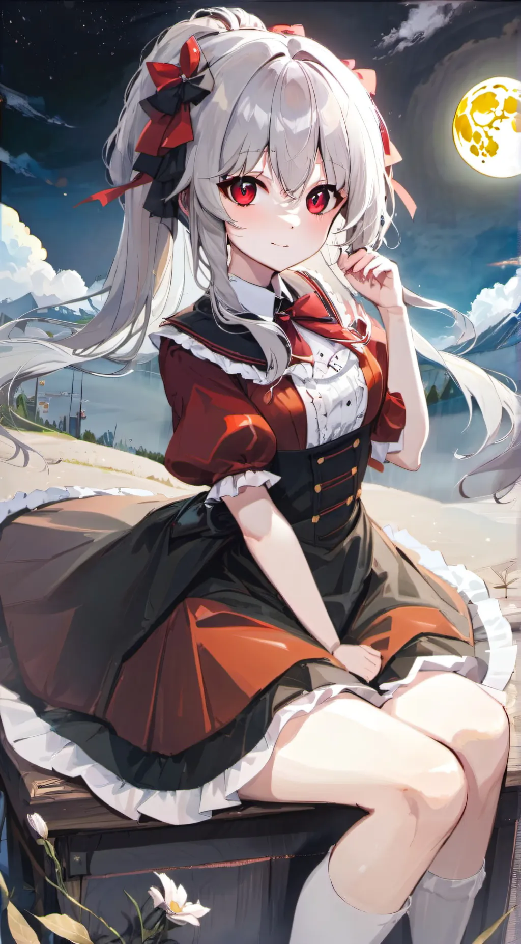 ai character: Lauren  background