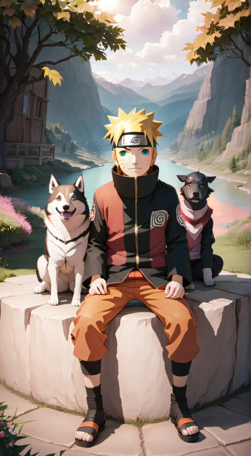 ai character: Naruto background
