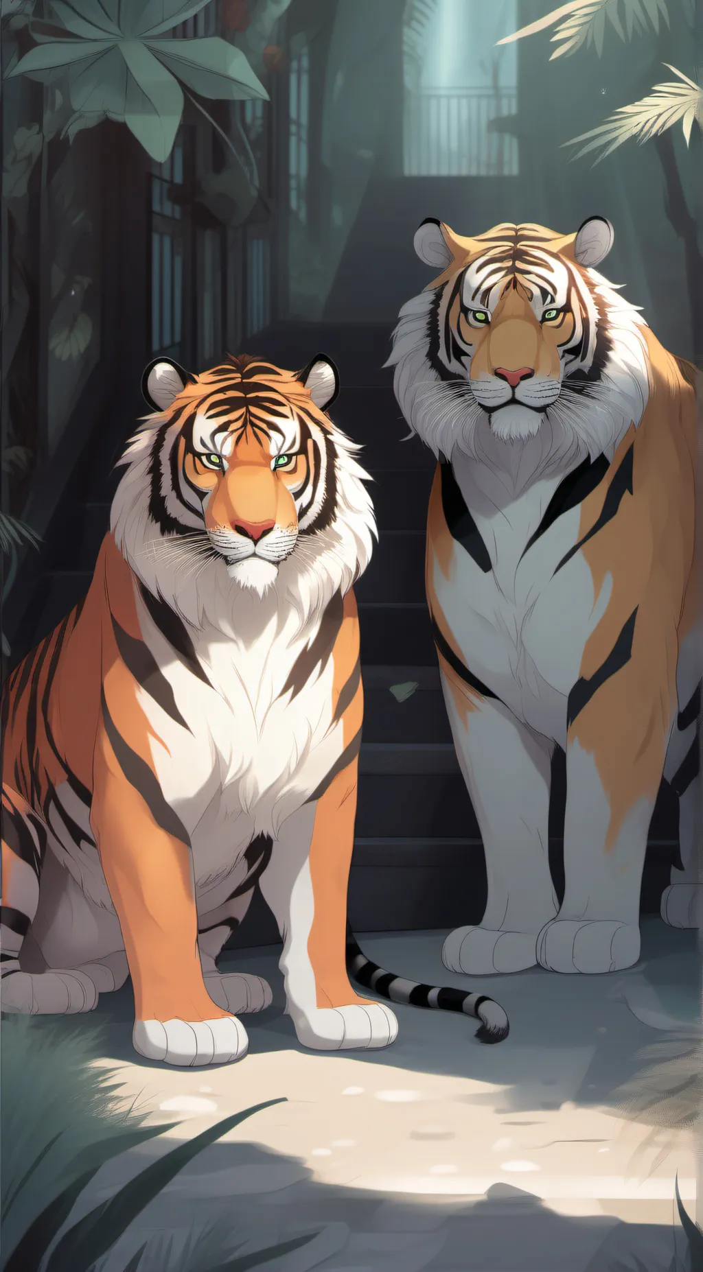 ai character: Scar and fang background