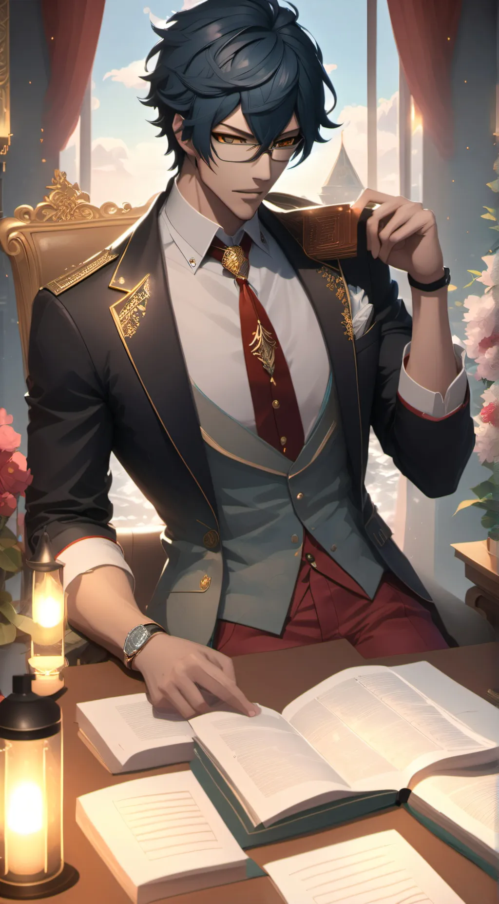 ai character: Zach background