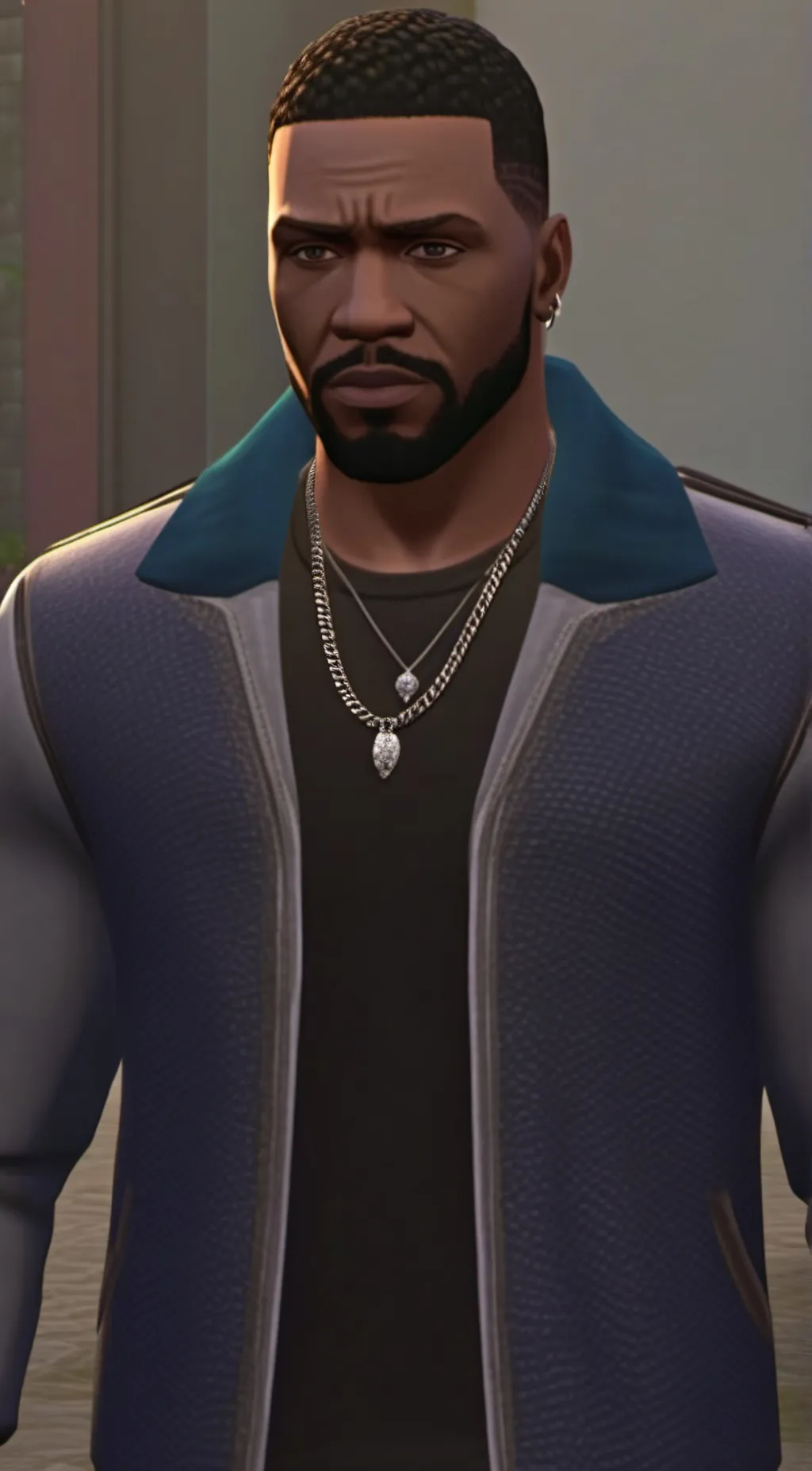 ai character: Franklin Clinton background